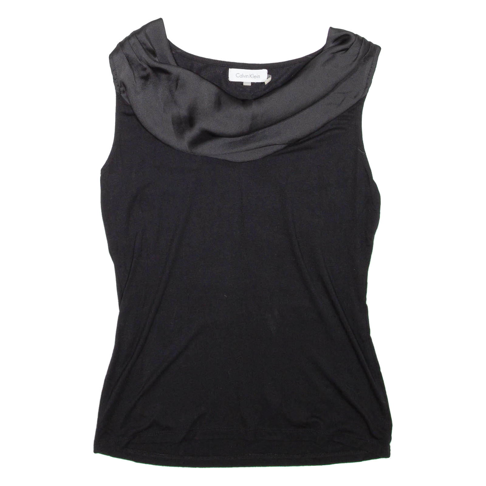 CALVIN KLEIN Womens Blouse Black XS Refurbished - N/A refurbished available on Cerqular