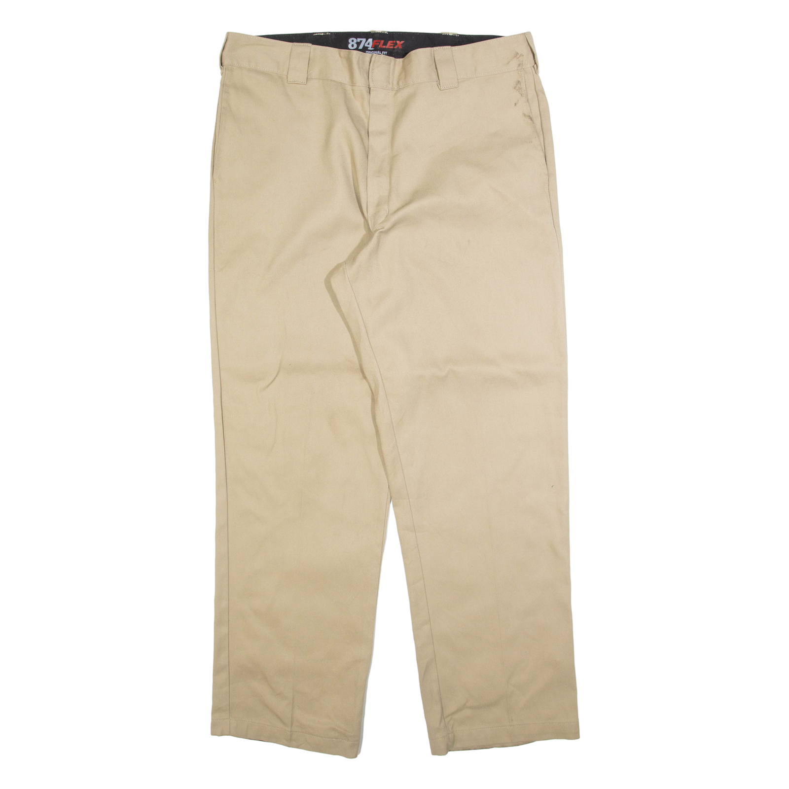 DICKIES 874 Workwear Mens Trousers Beige Regular Straight W38 L32 Refurbished - N/A refurbished available on Cerqular
