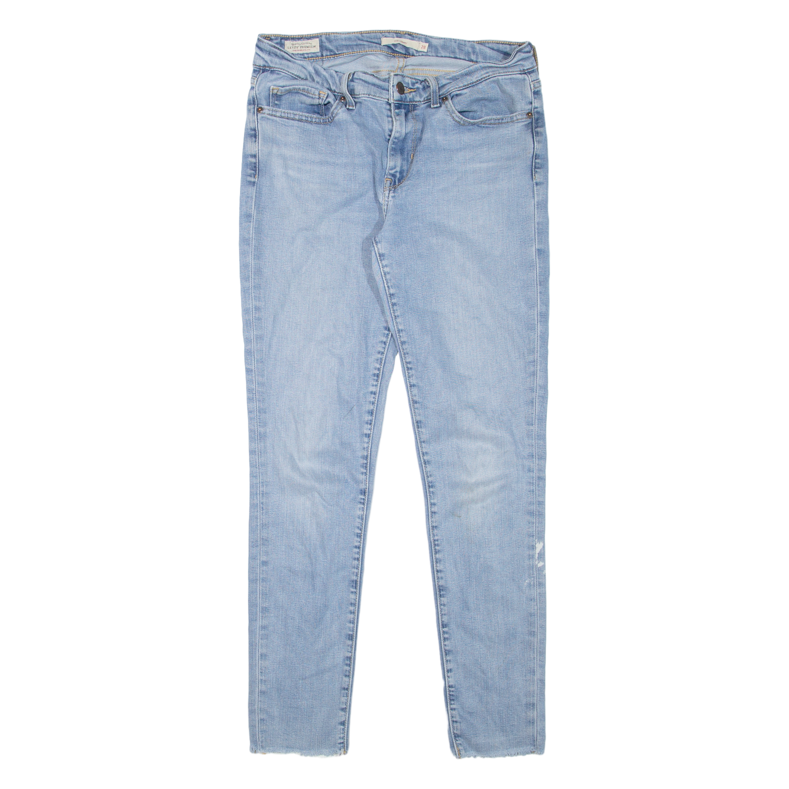 LEVI'S 711 Womens Jeans Blue Slim Skinny W28 L28 Refurbished - N/A refurbished available on Cerqular