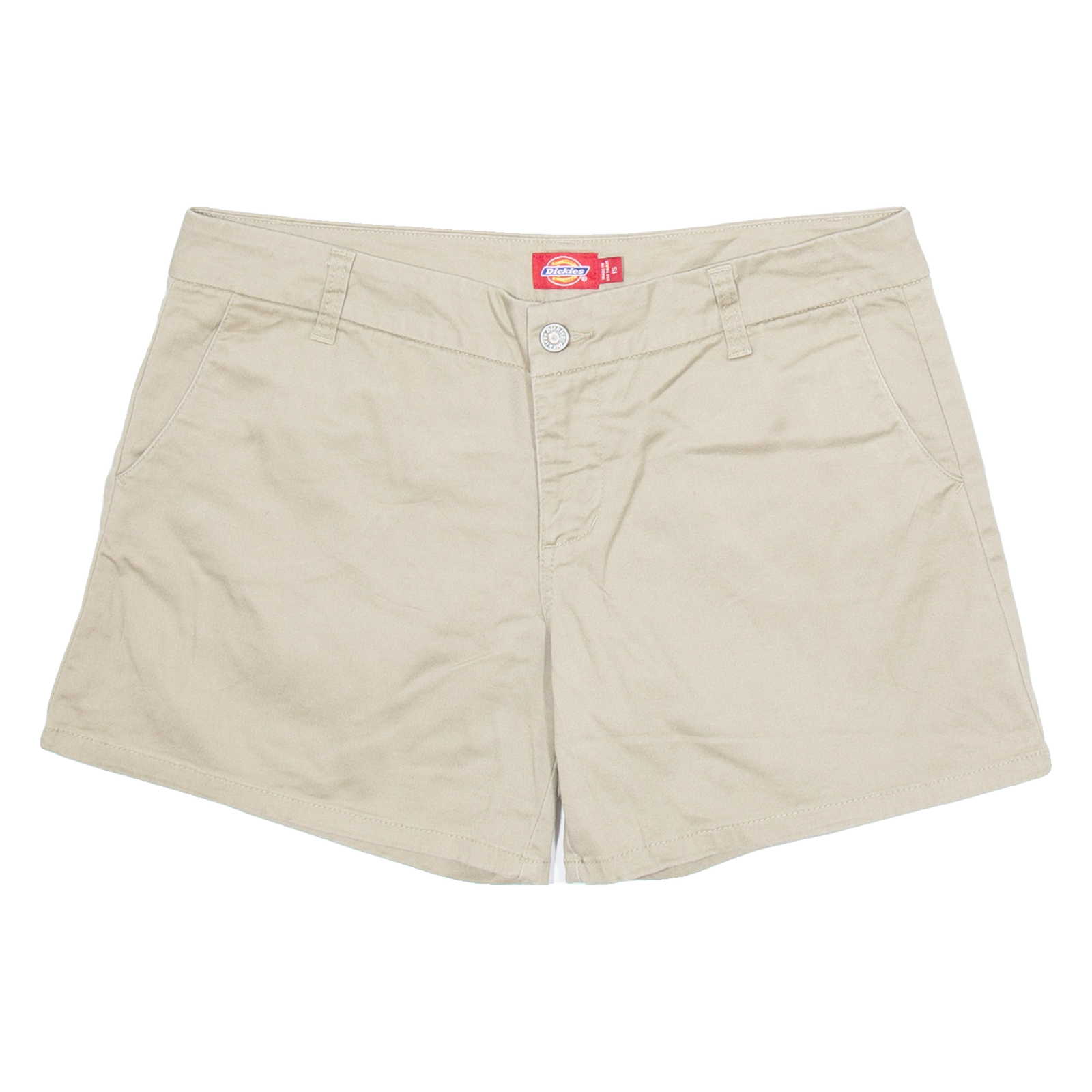 DICKIES Womens Workwear Shorts Beige L W34 Refurbished - N/A refurbished available on Cerqular