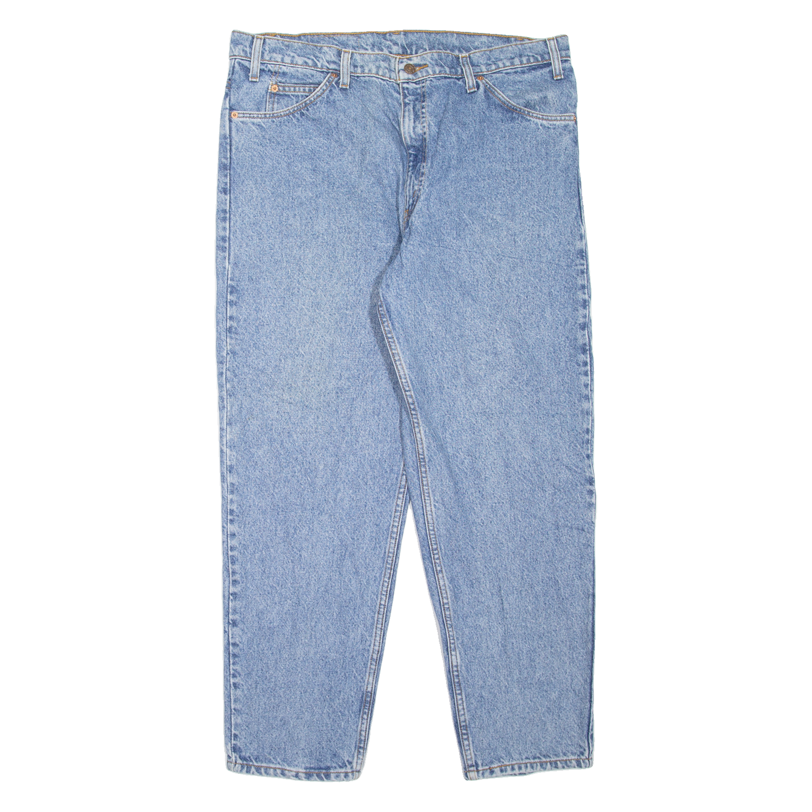 LEVI'S 550 Jeans Orange Tab Mens Blue Relaxed Tapered 90s W38 L30 Refurbished - N/A refurbished available on Cerqular