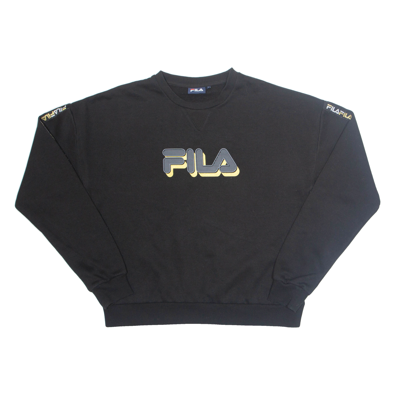 FILA Womens Sweatshirt Black L Refurbished - N/A refurbished available on Cerqular
