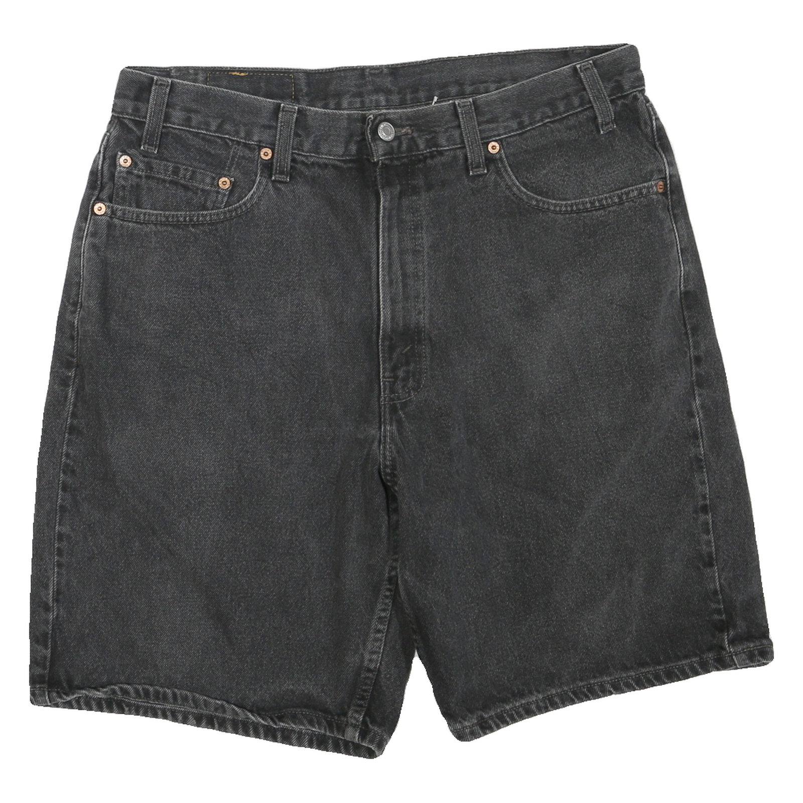 LEVI'S Womens Denim Black Shorts XL W36 Classic Cotton Blend Casual Refurbished - N/A refurbished available on Cerqular