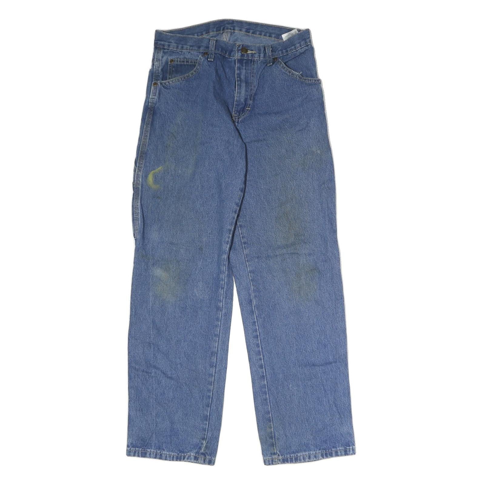 DICKIES Mens Blue Regular Fit Straight Leg Denim Jeans W28 L29 Workwear Refurbished - N/A refurbished available on Cerqular