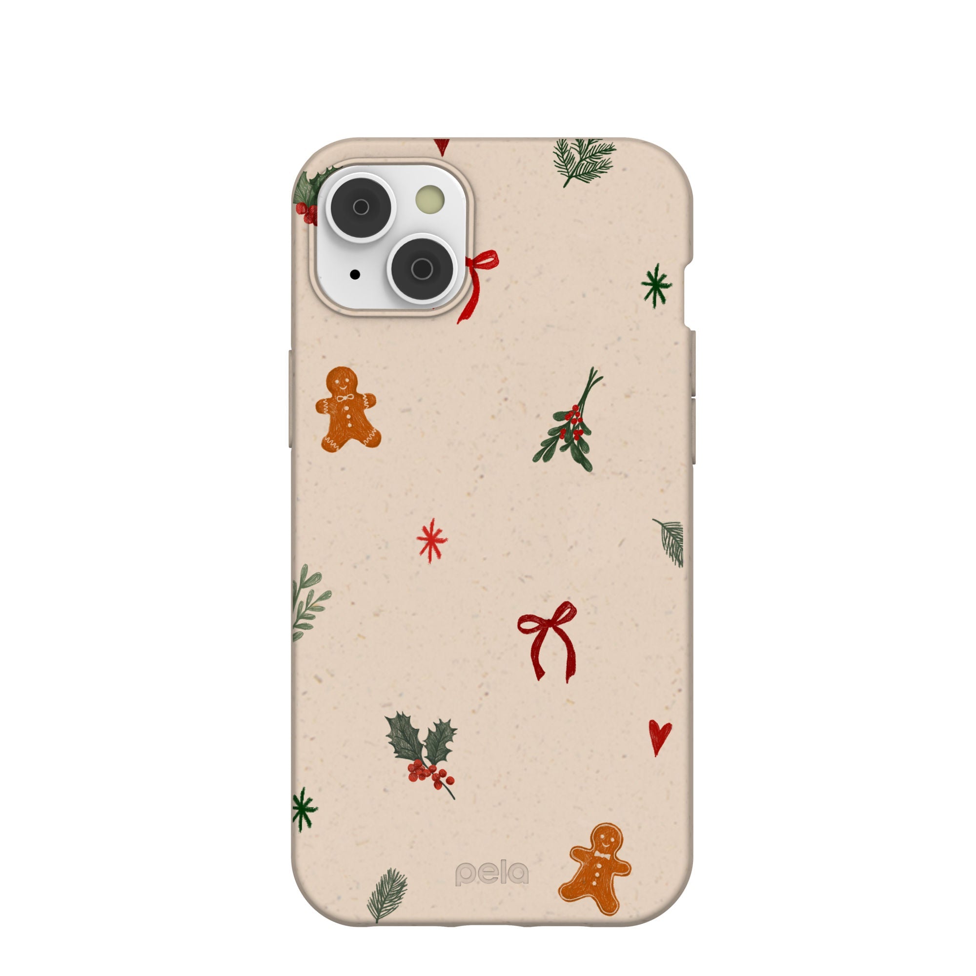 Seashell Be Merry iPhone 14 Plus Case Refurbished - Pela Case refurbished available on Cerqular