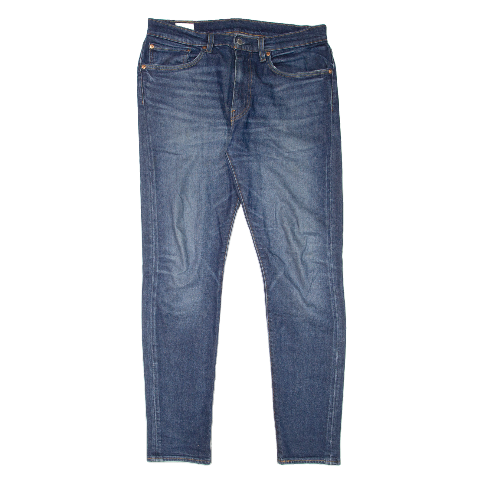 LEVI'S 512 BIG E Jeans Mens Blue Slim Tapered Stone Wash W34 L34 Refurbished - N/A refurbished available on Cerqular