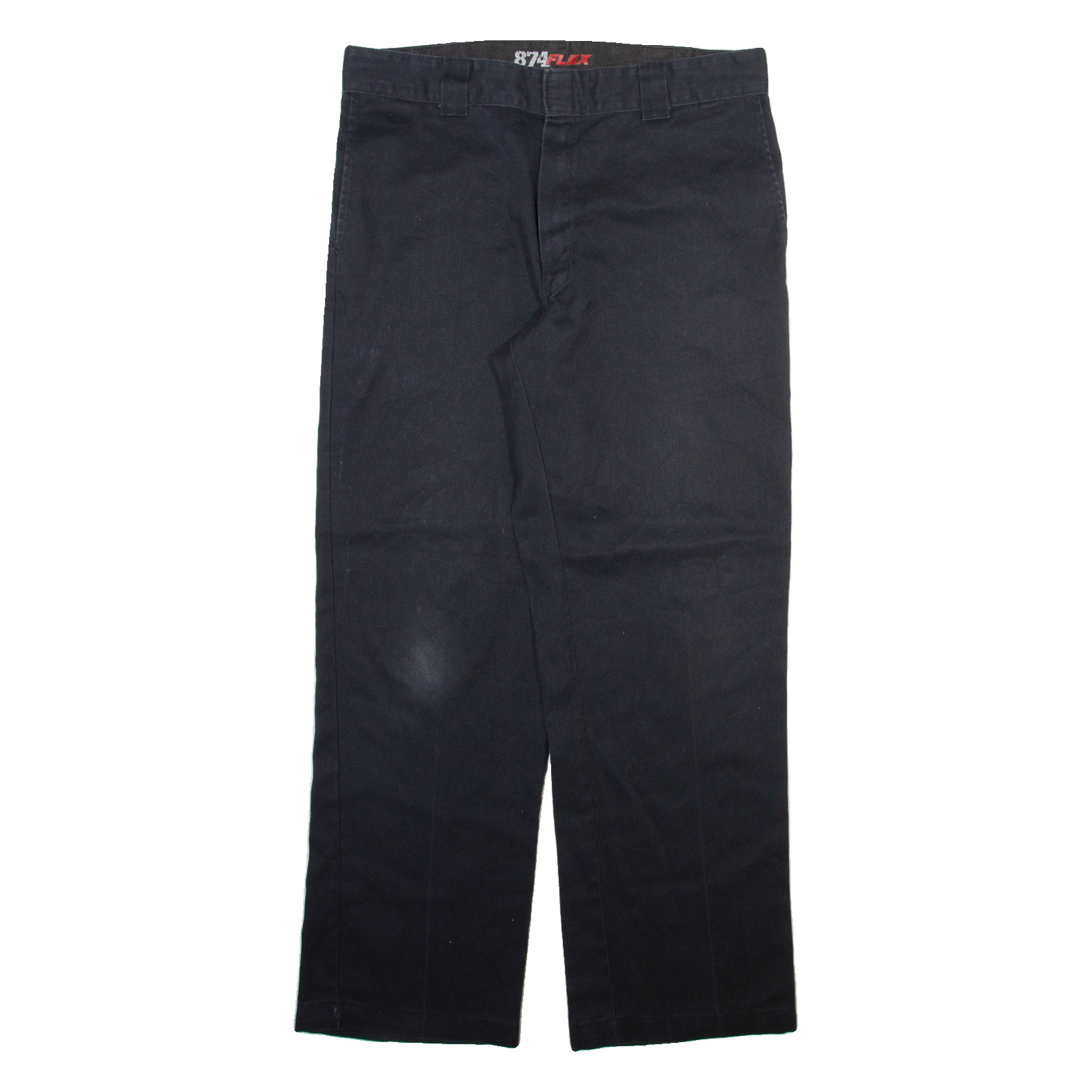 DICKIES 874 Workwear Mens Trousers Black Regular Straight W36 L32 Refurbished - N/A refurbished available on Cerqular