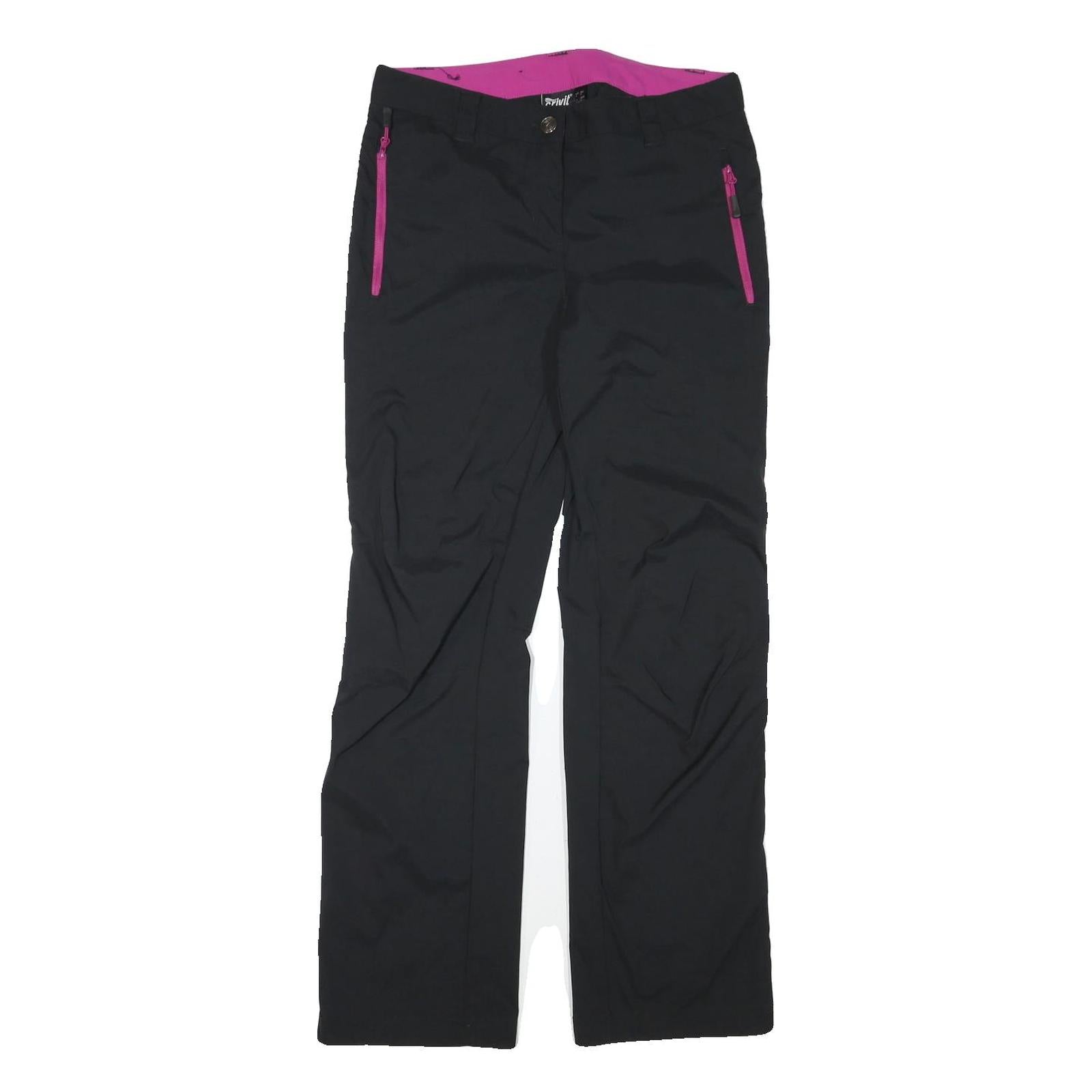 CRIVIT Womens Polyester Blend Black Regular Fit Straight Leg Trousers W31 L30 Refurbished - N/A refurbished available on Cerqular