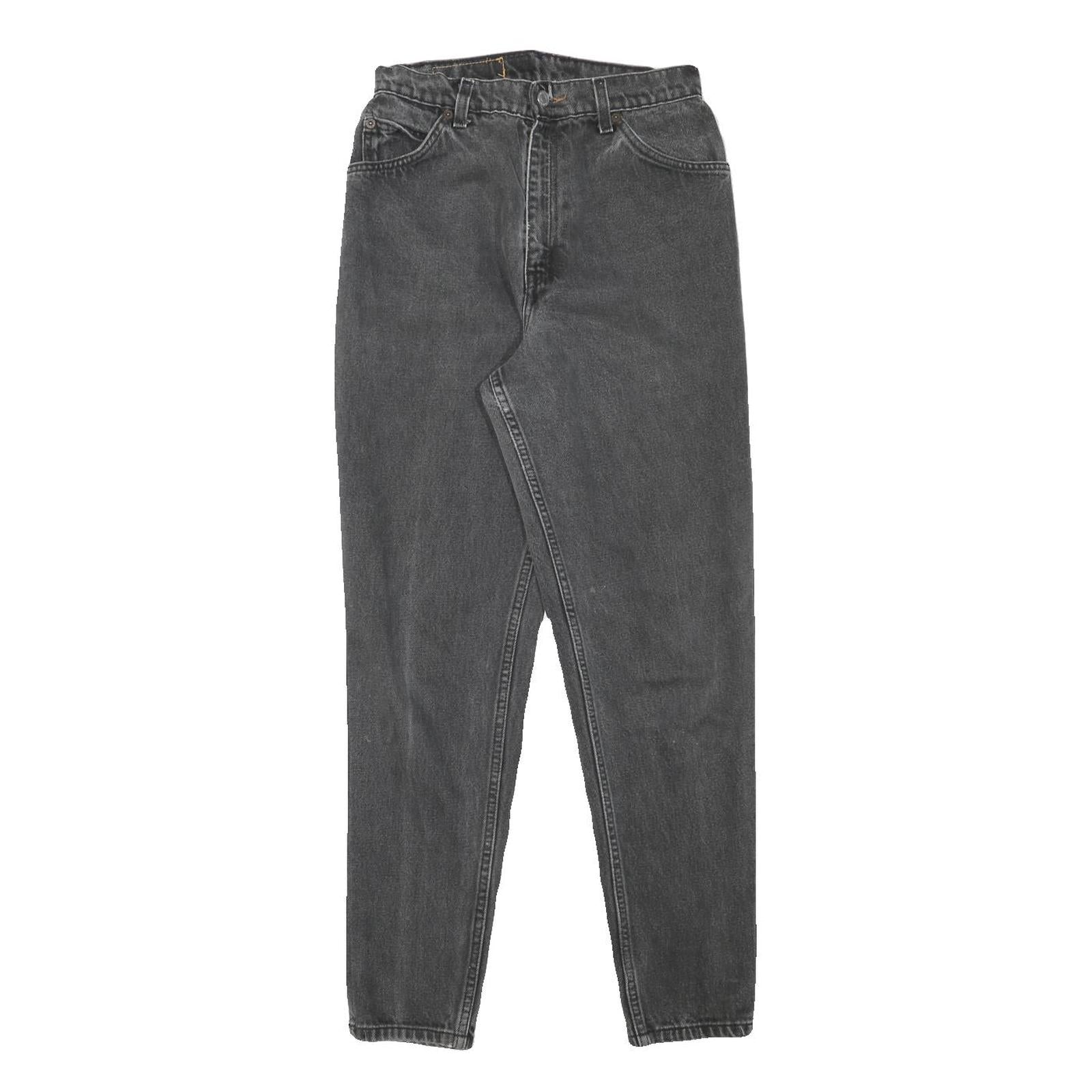 LEVI'S Womens Jeans Black Relaxed Tapered Denim Medium W26 L29 Classic Style Refurbished - N/A refurbished available on Cerqular