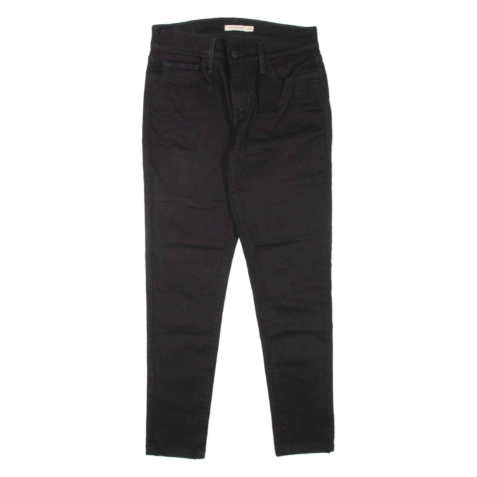 LEVI'S 710 Womens Jeans Black Slim Skinny Denim W28 L26 Refurbished - N/A refurbished available on Cerqular