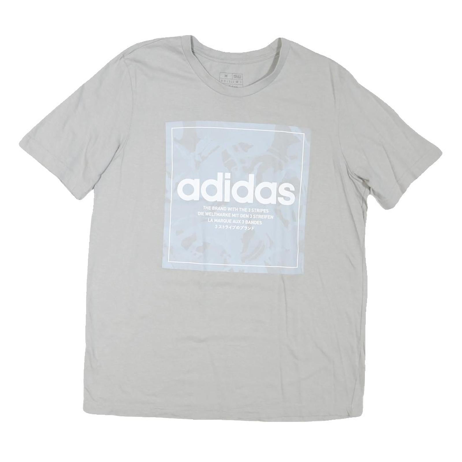 Buy ADIDAS Mens Grey Graphic T-Shirt M Short Sleeve Crew Neck Brand Logo Cotton Refurbished - $16.89 ADIDAS Mens Grey Graphic T-Shirt M Short Sleeve Crew Neck Brand Logo Cotton Refurbished - N/A refurbished available on Cerqular