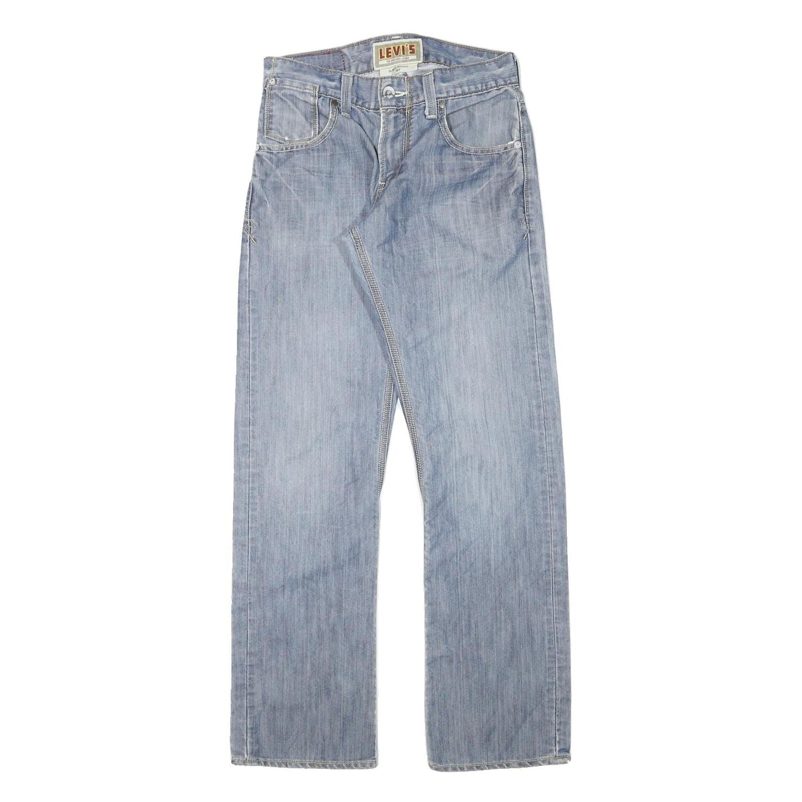 LEVI'S 511 Mens Jeans Blue Slim Straight Denim Medium W28 L31 Classic Style Refurbished - N/A refurbished available on Cerqular