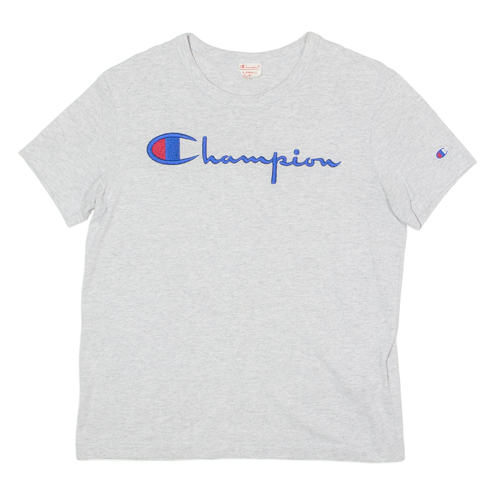 CHAMPION REVERSE WEAVE Mens T-Shirt Grey Crew Neck XS Refurbished - N/A refurbished available on Cerqular