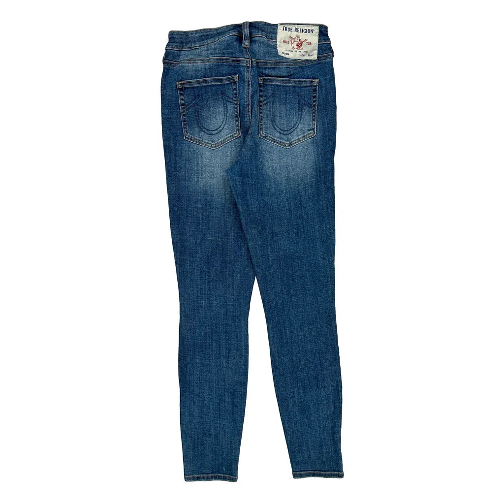 Halle True Religion Skinny Jeans - 28W UK 8 Blue Cotton Blend Refurbished - Thrifted (note: this is a term often used to describe second- refurbished available on Cerqular