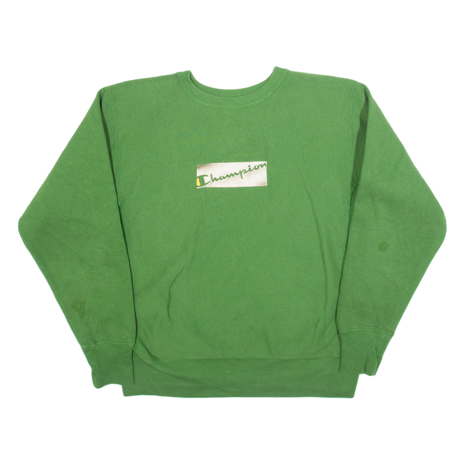 CHAMPION REVERSE WEAVE Womens Sweatshirt Green L Refurbished - N/A refurbished available on Cerqular