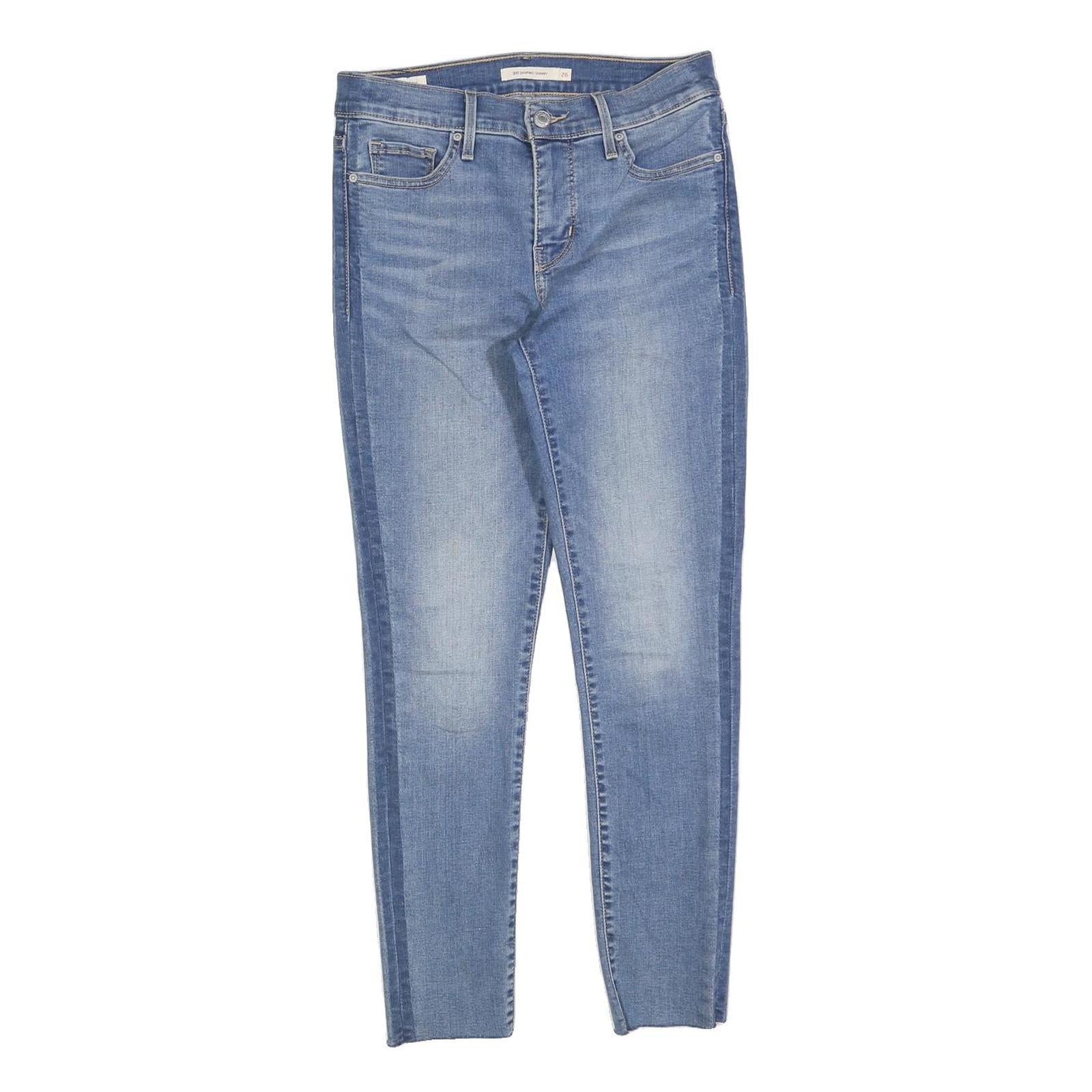 LEVI'S 311 Womens Jeans Blue Slim Skinny Denim W26 L26 Stretch Cotton Blend Refurbished - N/A refurbished available on Cerqular