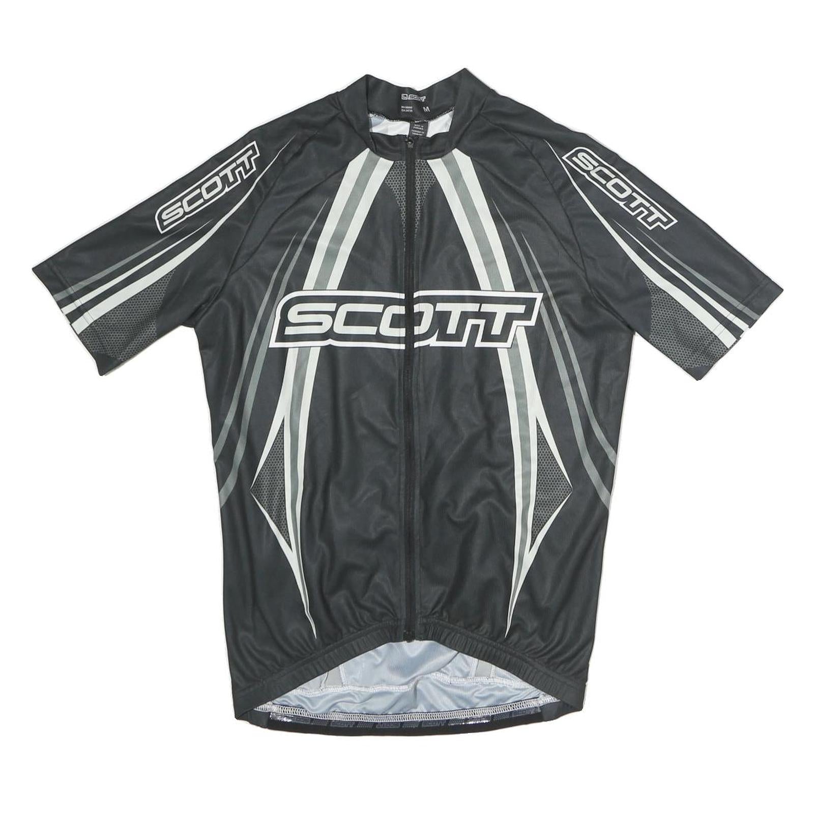SOTT Mens Black Race Concept Cycling Jersey M Short Sleeve Crew Neck Full Zip Refurbished - N/A refurbished available on Cerqular