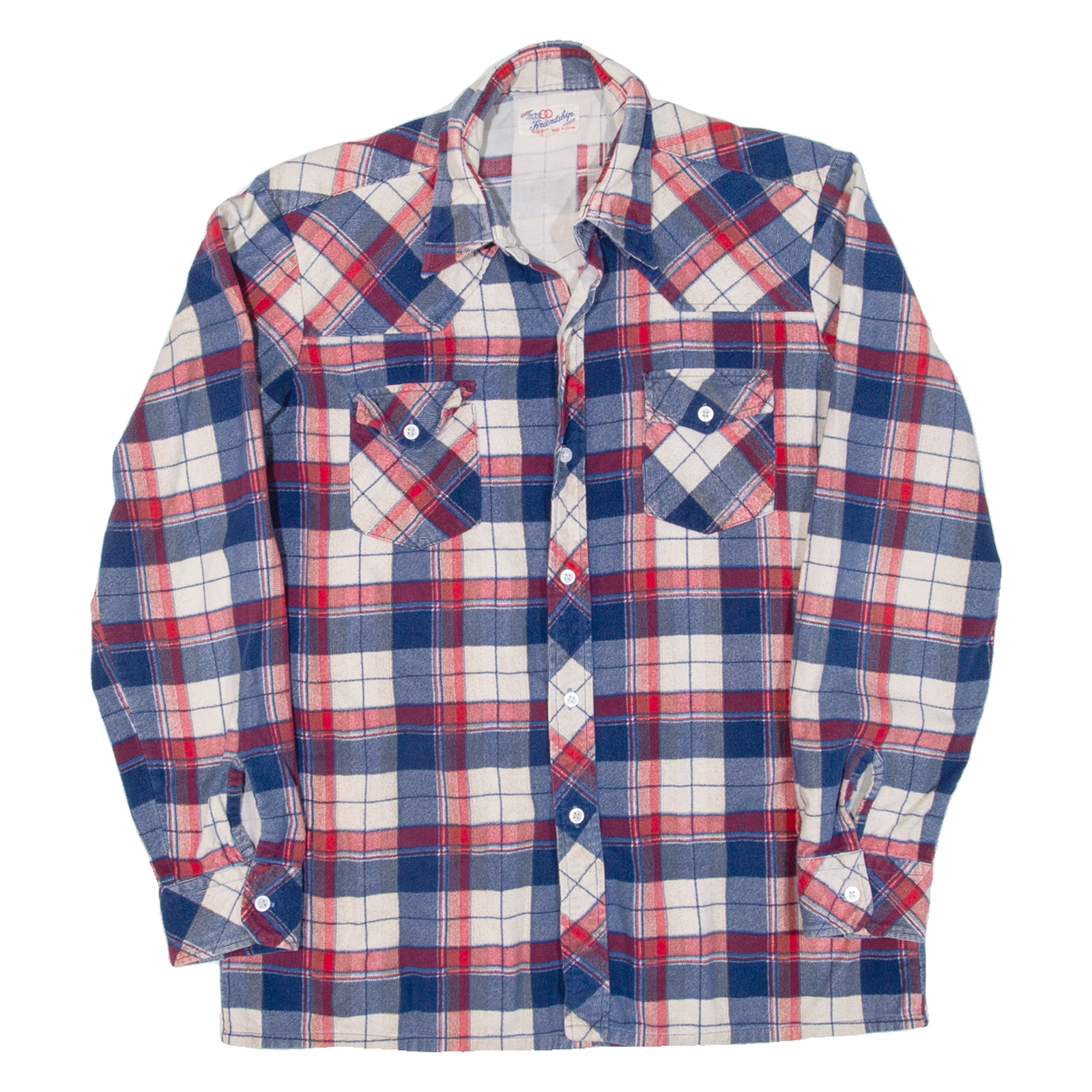 Buy FRIENDSHIP Mens Flannel Shirt Red Check Long Sleeve M Refurbished - $18.19 FRIENDSHIP Mens Flannel Shirt Red Check Long Sleeve M Refurbished - N/A refurbished available on Cerqular
