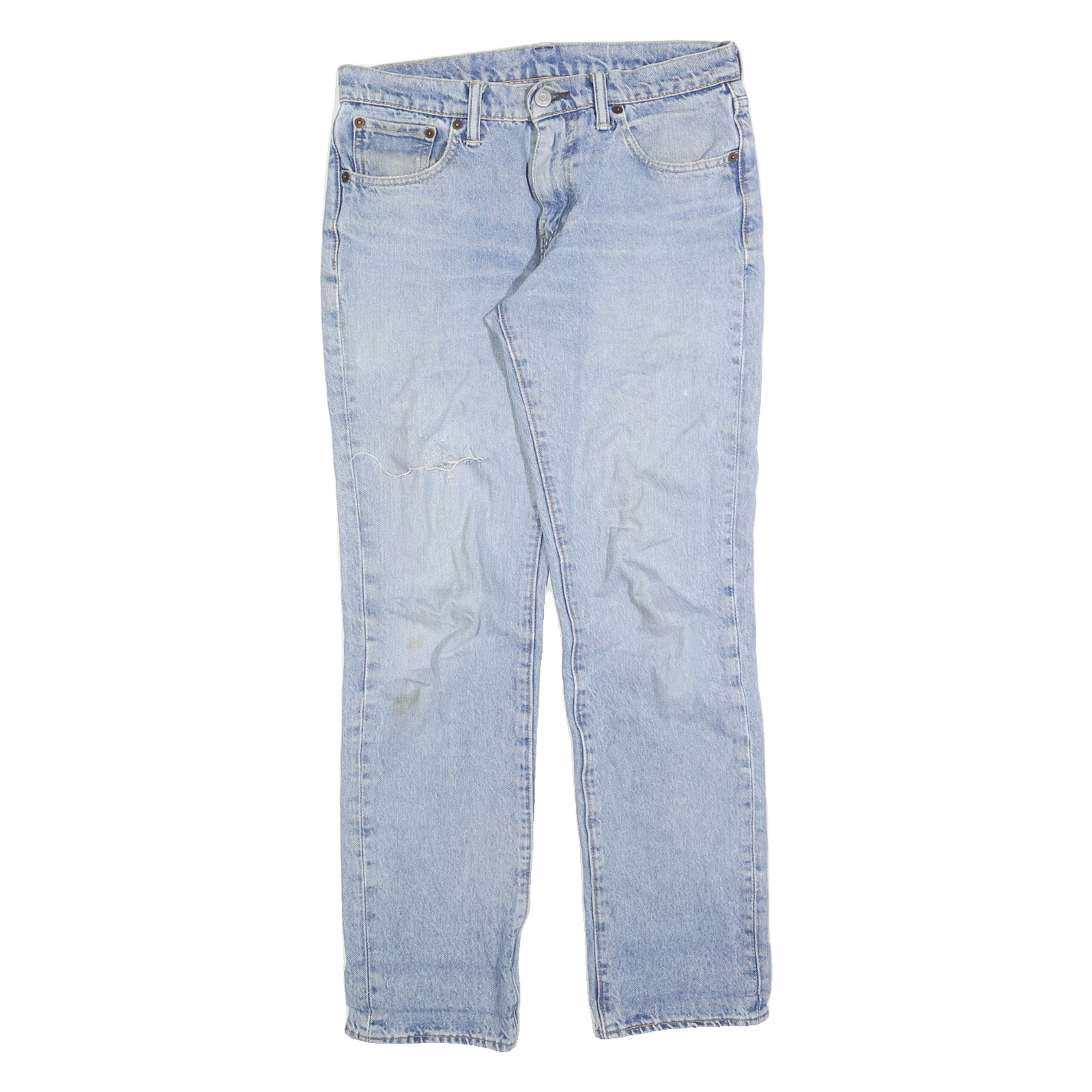 LEVI'S 511 Slim Mens Jeans Blue Slim Straight Denim Light W30 L30 Classic Fit Refurbished - N/A refurbished available on Cerqular