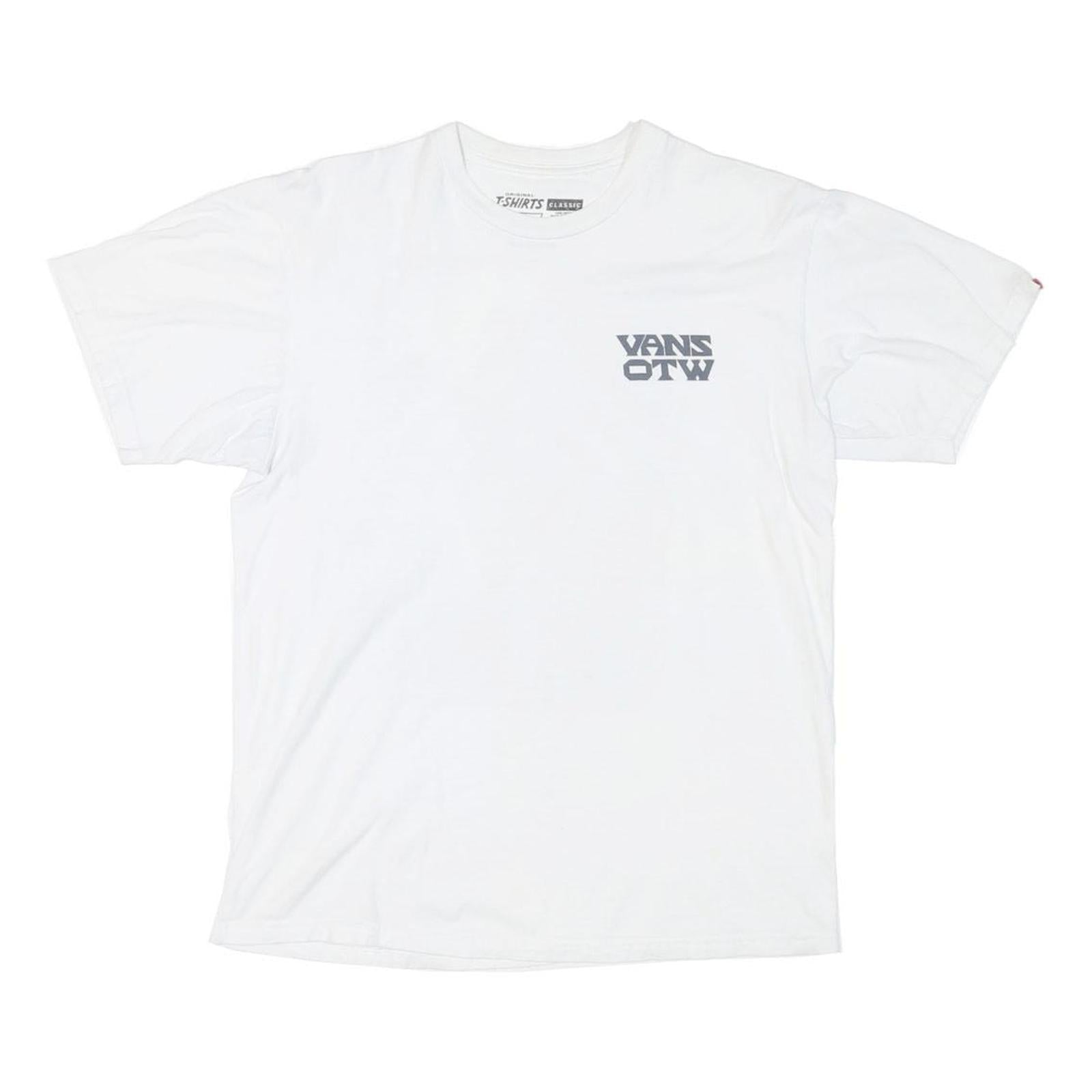VANS Mens White Skate Graphic T-Shirt M Short Sleeve Crew Neck Casual Refurbished - N/A refurbished available on Cerqular