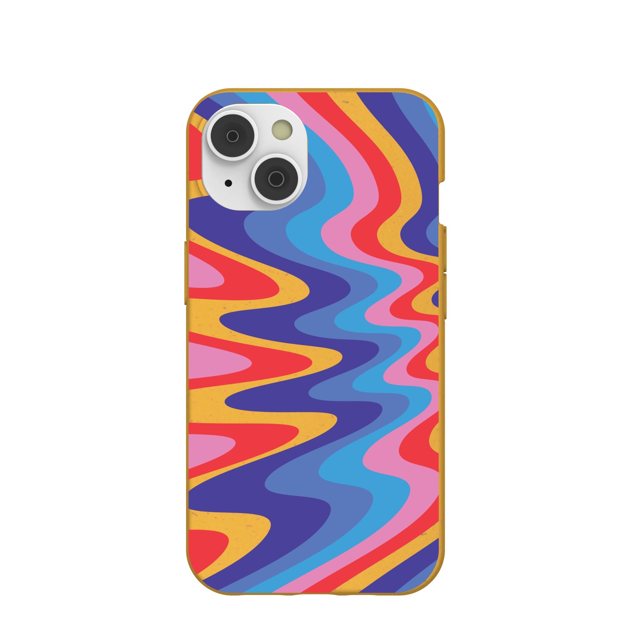 Honey Bold Vibrations iPhone 14/16e Case Refurbished - Pela Case refurbished available on Cerqular