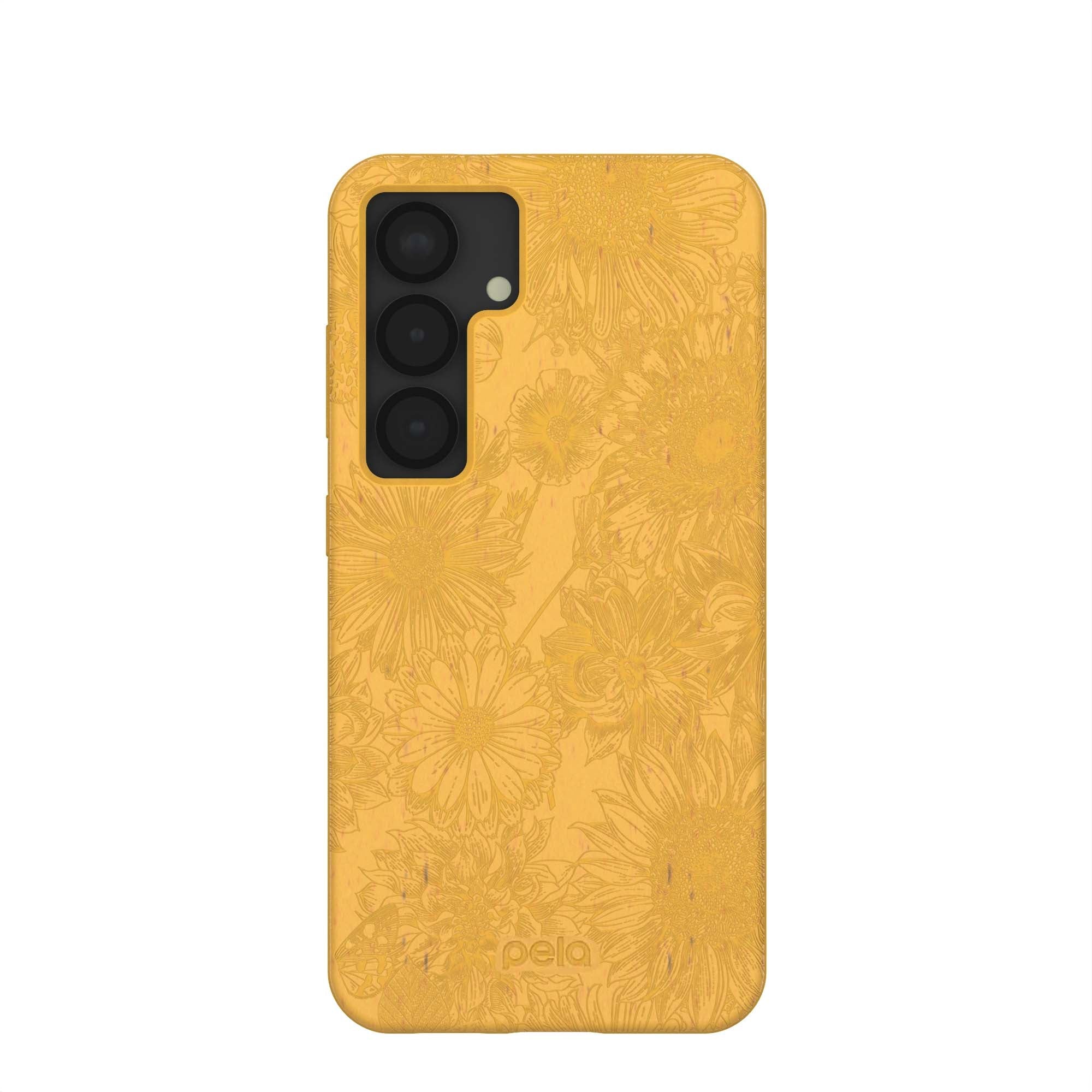 Honey Flora Samsung Galaxy S25 Case Refurbished - Pela Case refurbished available on Cerqular