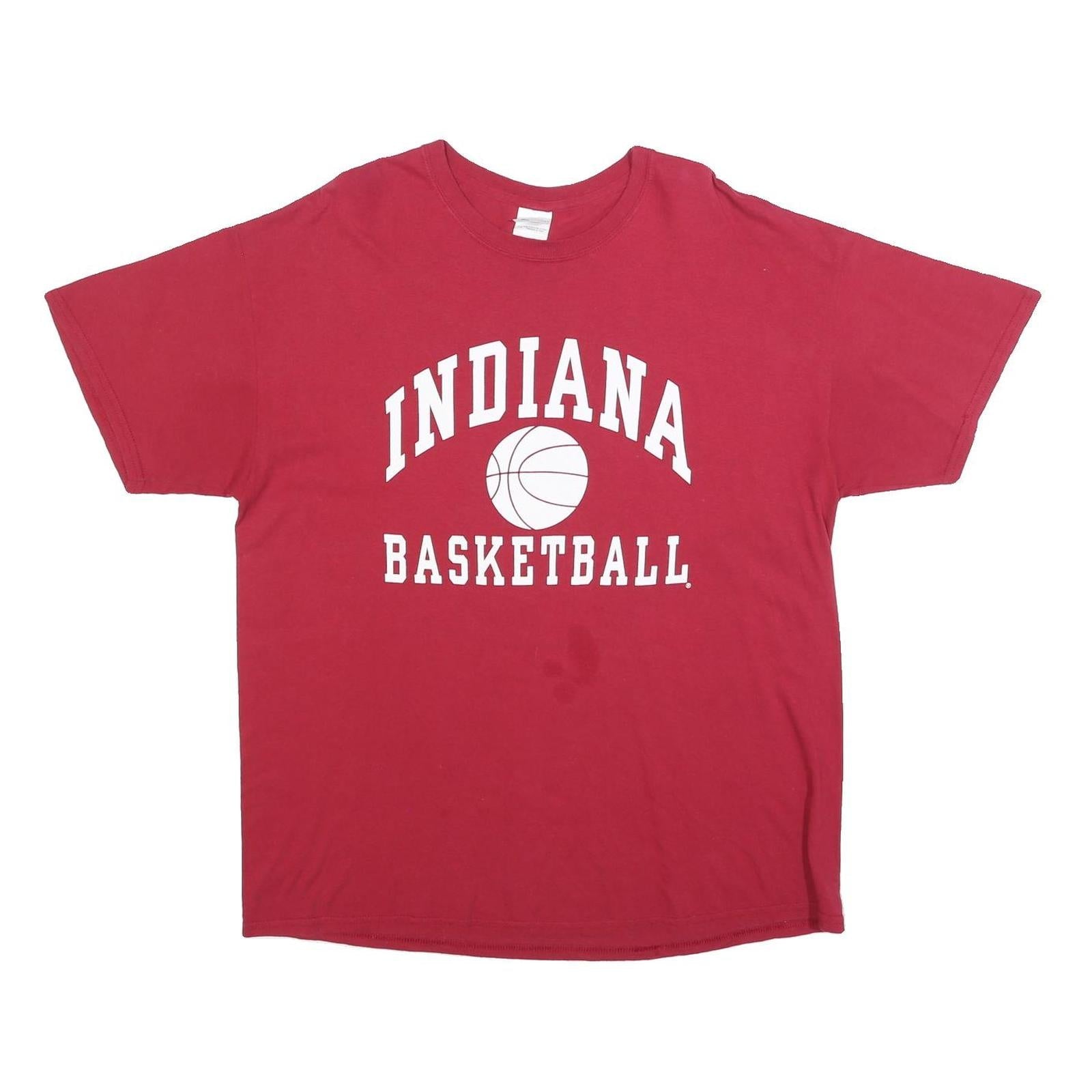 Buy GILDAN Mens Red Indiana Basketball Graphic T-Shirt XL Short Sleeve Crew Neck Refurbished - $12.99 GILDAN Mens Red Indiana Basketball Graphic T-Shirt XL Short Sleeve Crew Neck Refurbished - N/A refurbished available on Cerqular