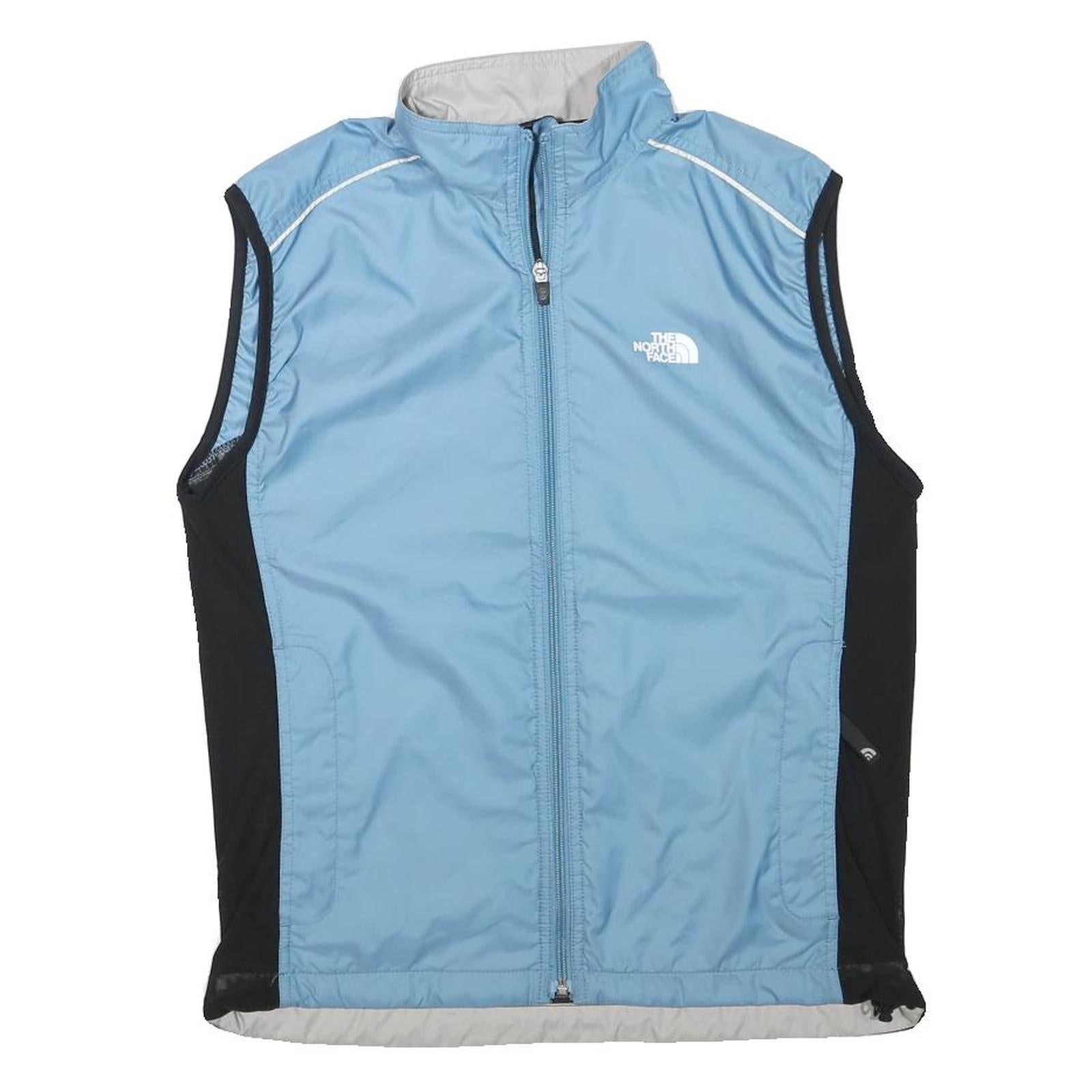 THE NORTH FACE Womens Blue & Black Lightweight Polyester Blend Outdoor Jacket M Refurbished - N/A refurbished available on Cerqular