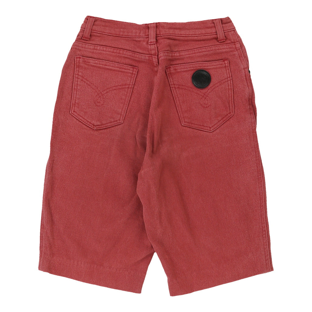 Buy Age 12 Moschino Shorts - 25W 10L Red Cotton Refurbished - $18.08 Age 12 Moschino Shorts - 25W 10L Red Cotton Refurbished - Thrifted (note: this is a term often used to describe second- refurbished available on Cerqular