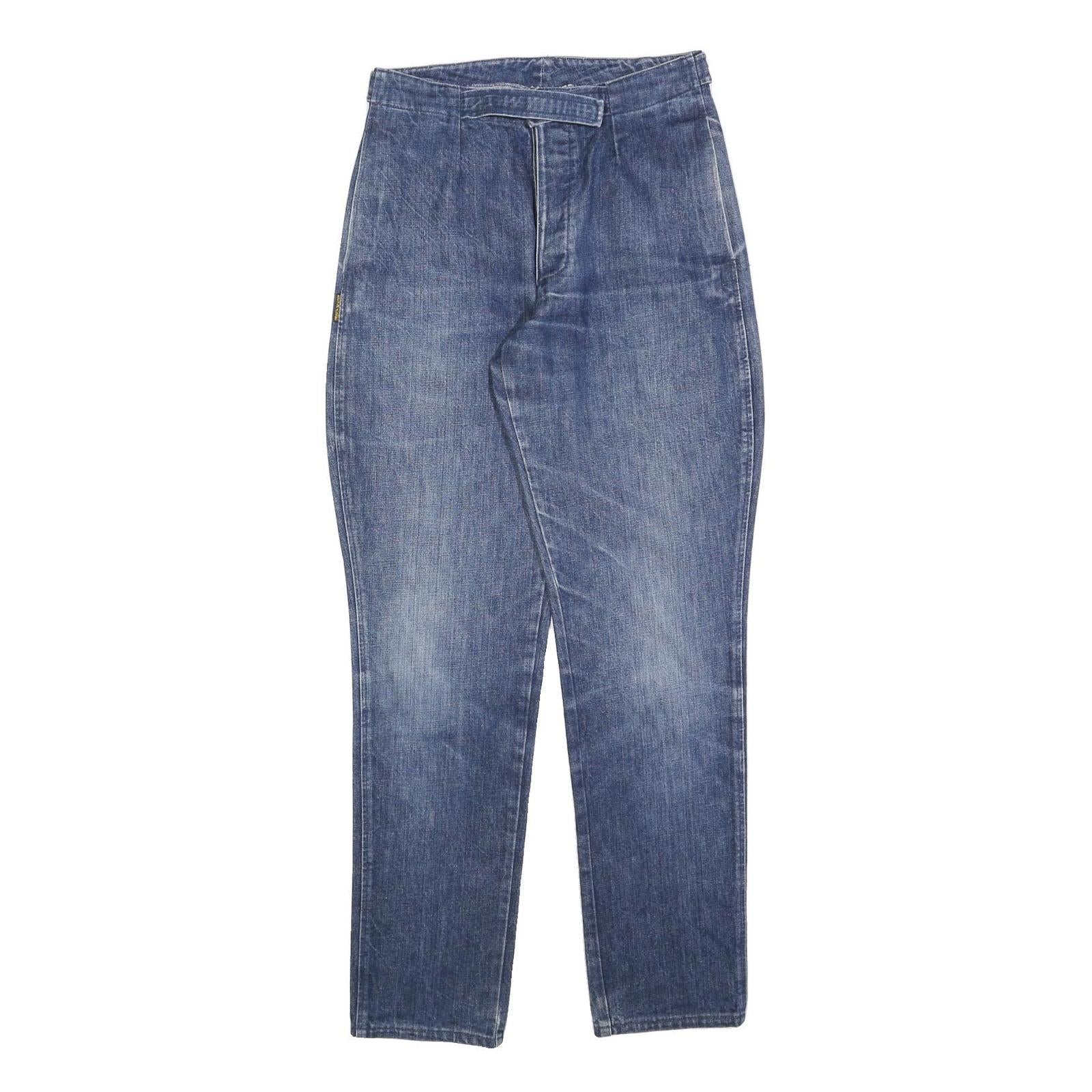 ARMANI Womens Jeans Blue Relaxed Straight Denim Medium W28 L32 Stylish Zip Refurbished - N/A refurbished available on Cerqular