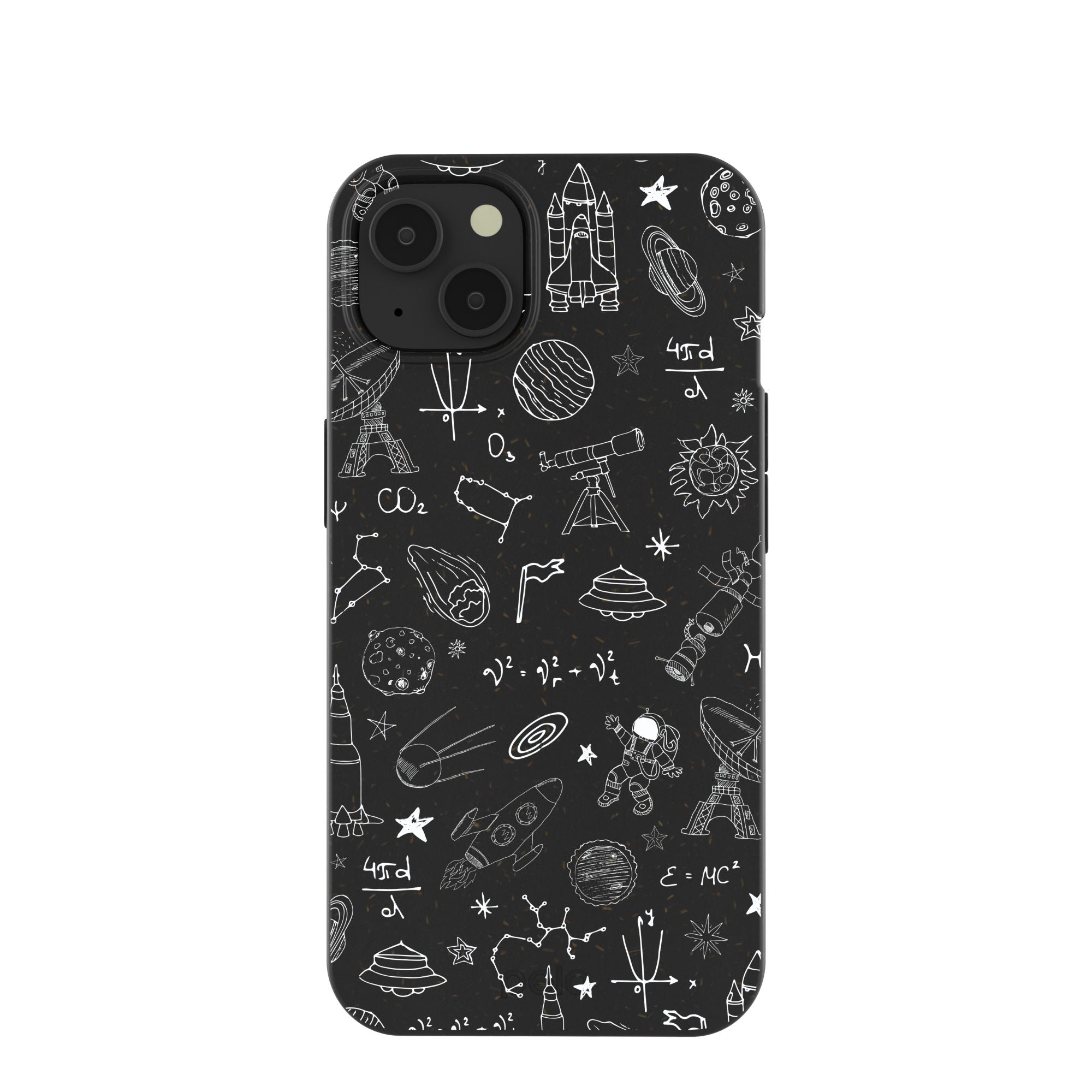 Black Astronomy iPhone 13 Case Refurbished - Pela Case refurbished available on Cerqular