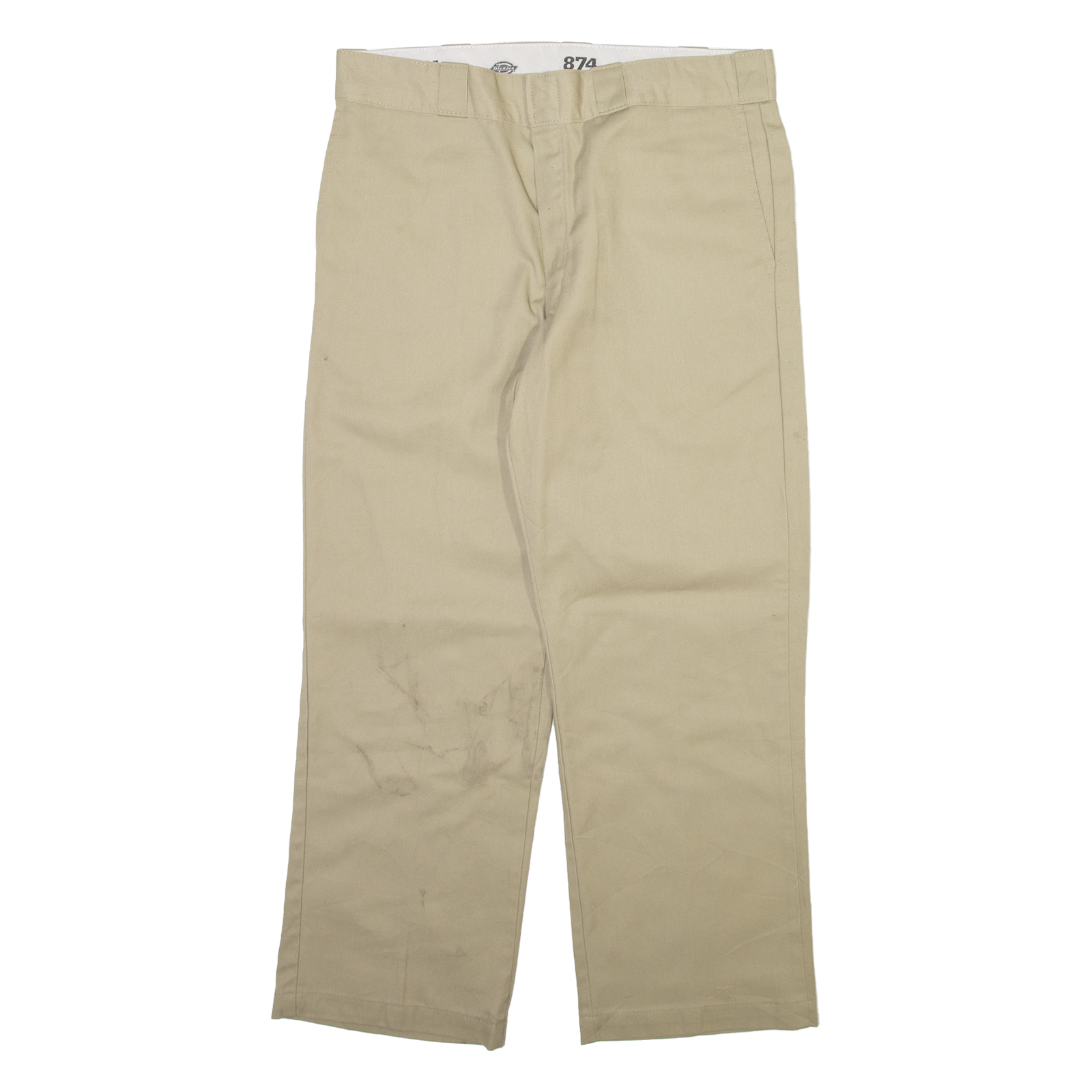 DICKIES 874 Workwear Mens Trousers Beige Regular Straight W34 L27 Refurbished - N/A refurbished available on Cerqular