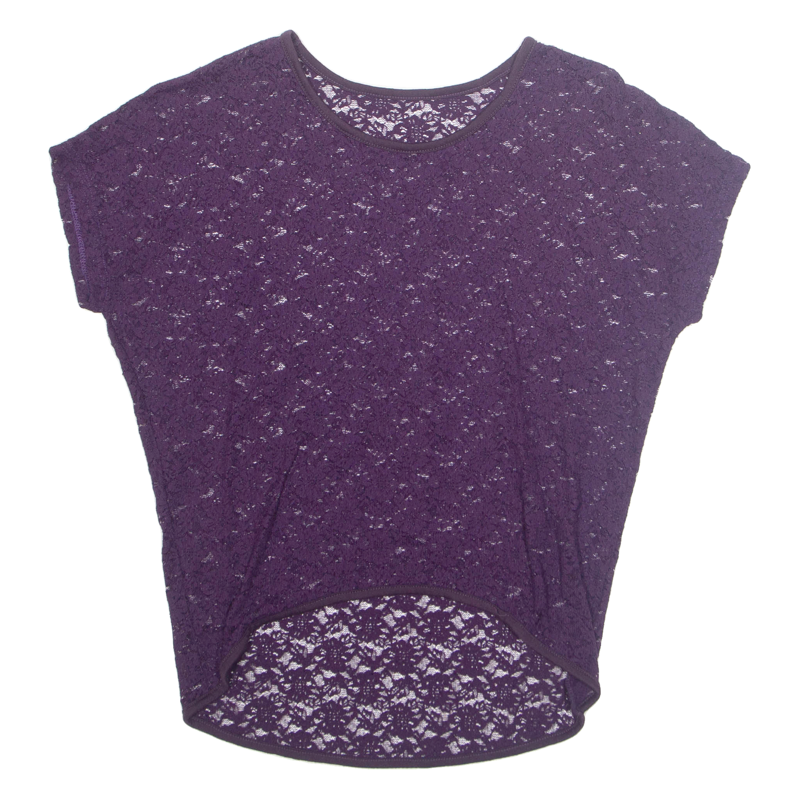 Lace Womens Top Purple L Refurbished - N/A refurbished available on Cerqular
