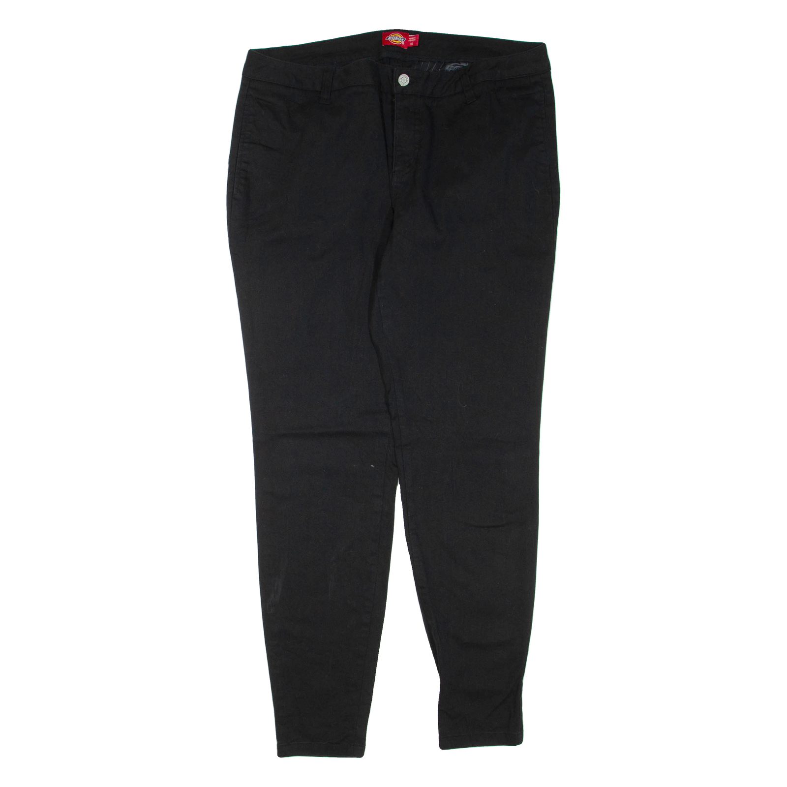 DICKIES Womens Trousers Black Regular Skinny W34 L30 Refurbished - N/A refurbished available on Cerqular