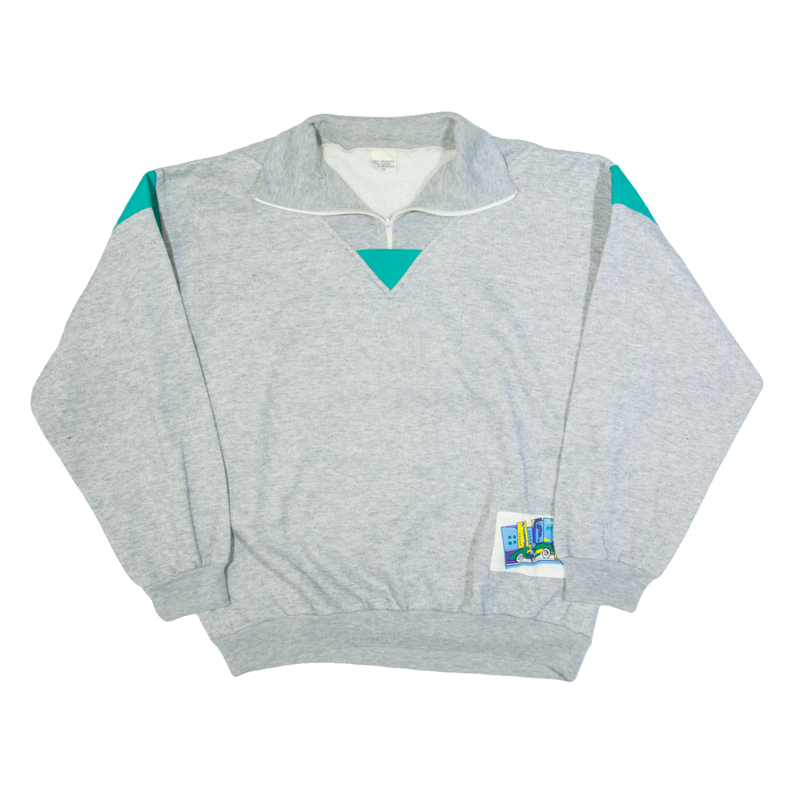 Buy STREET LIFE NEW YORK Mens Sweatshirt Grey 1/4 Zip 90s L Refurbished - $23.39 STREET LIFE NEW YORK Mens Sweatshirt Grey 1/4 Zip 90s L Refurbished - N/A refurbished available on Cerqular