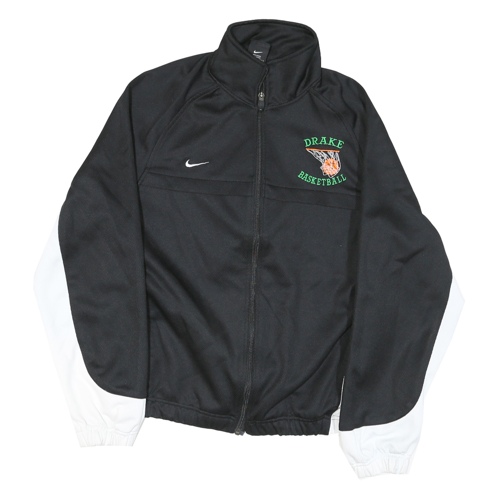 Buy NIKE Mens Black & White Drake Basketball Zip Jacket M Polyester Blend Sportswear Refurbished - $54.59 NIKE Mens Black & White Drake Basketball Zip Jacket M Polyester Blend Sportswear Refurbished - N/A refurbished available on Cerqular