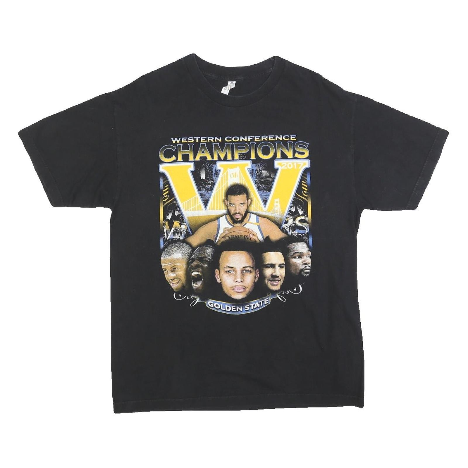 AL SPORT Mens Black Golden State Western Conference Champions Graphic T-Shirt L Refurbished - N/A refurbished available on Cerqular