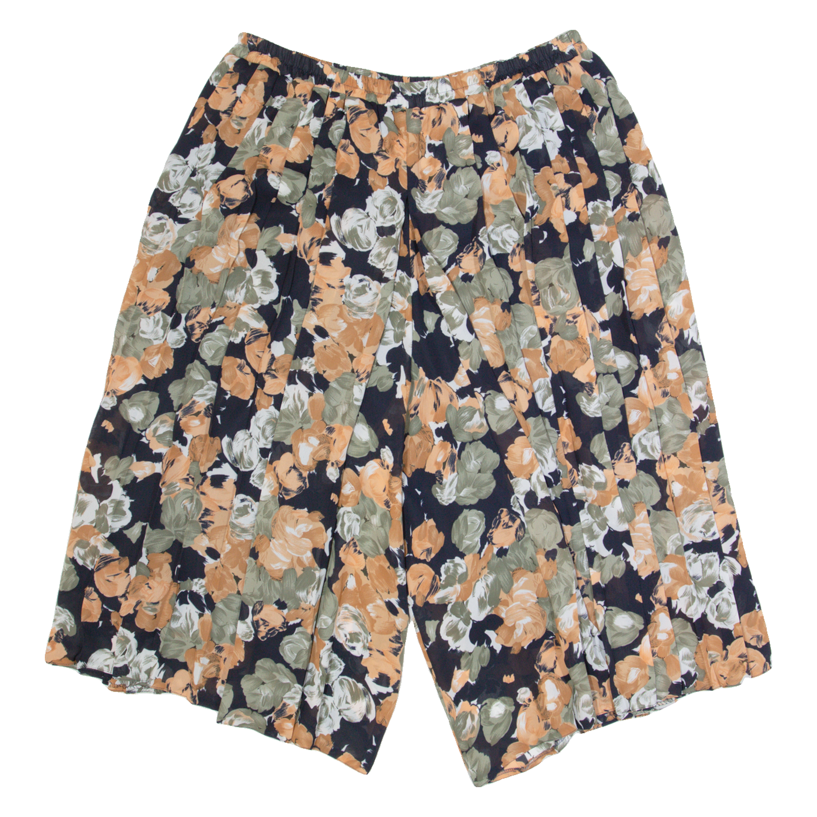 FRANKENWALDER 3/4 Length Womens Casual Shorts Black 90s Floral L W32 Refurbished - N/A refurbished available on Cerqular