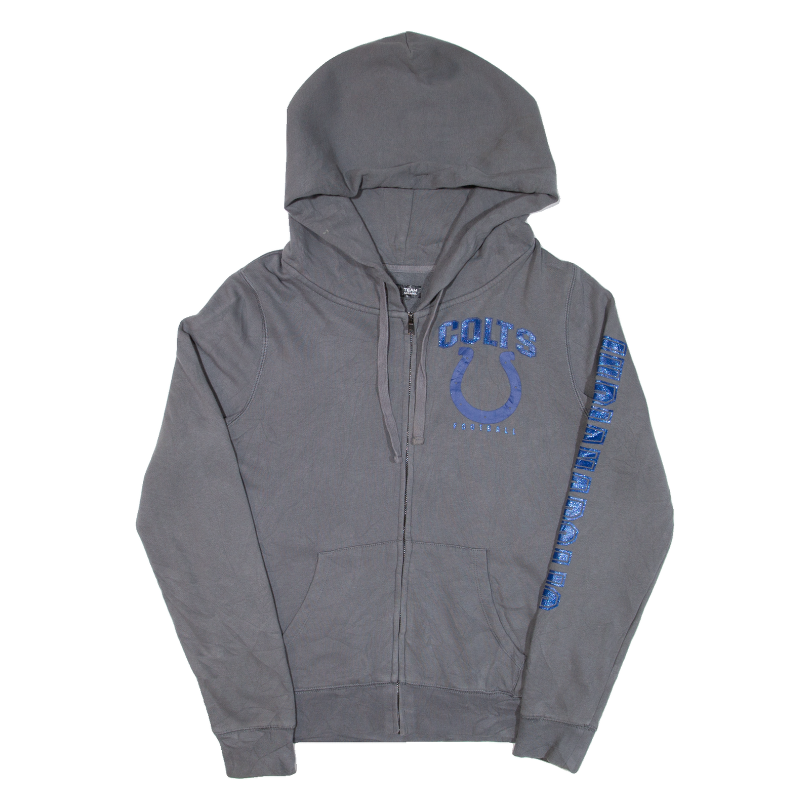 NFL Indianapolis Colts Mens Grey Hoodie Full Zip USA M Refurbished - N/A refurbished available on Cerqular