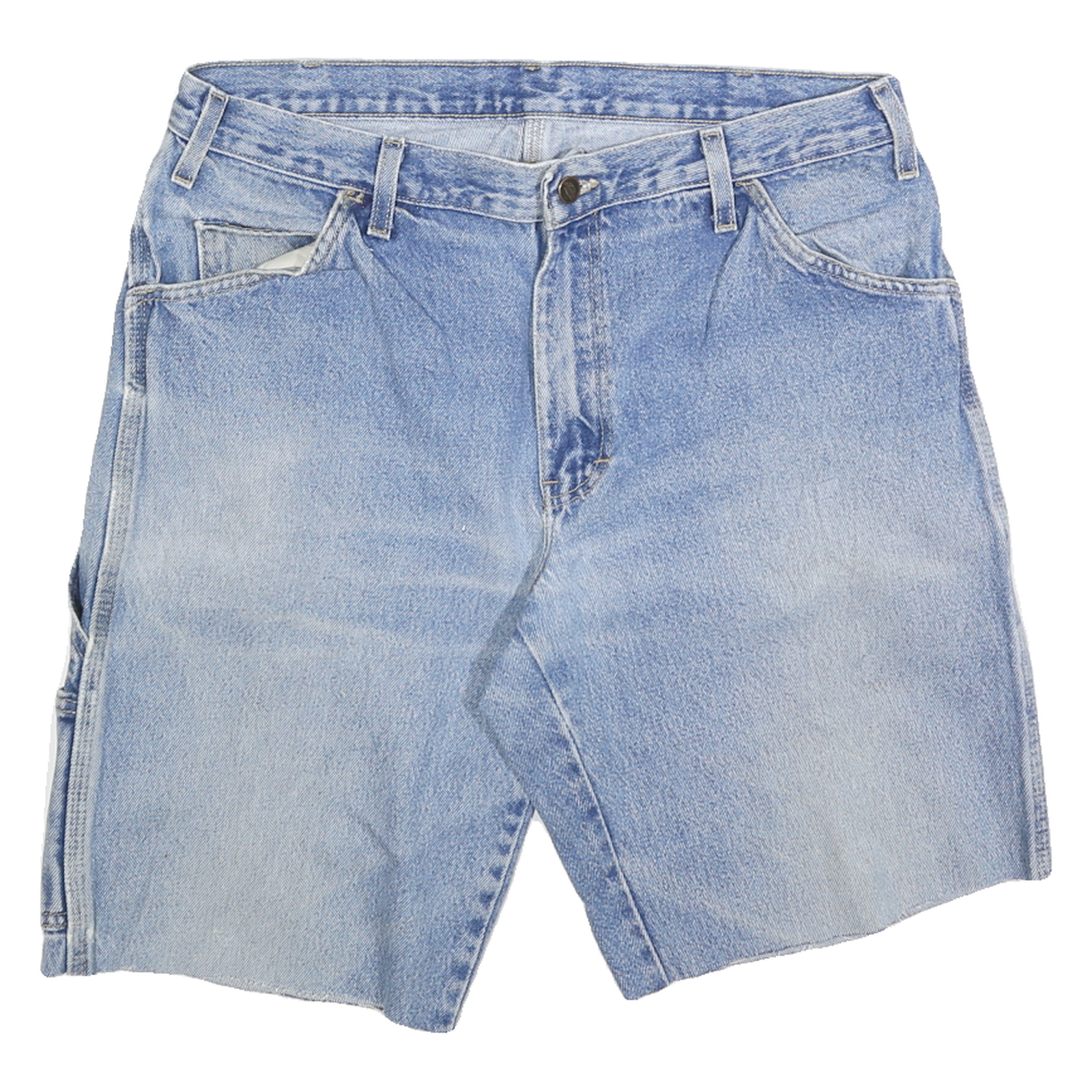 CARHARTT Mens Shorts Blue Denim Casual M W34 Workwear Pocket Detail Refurbished - N/A refurbished available on Cerqular
