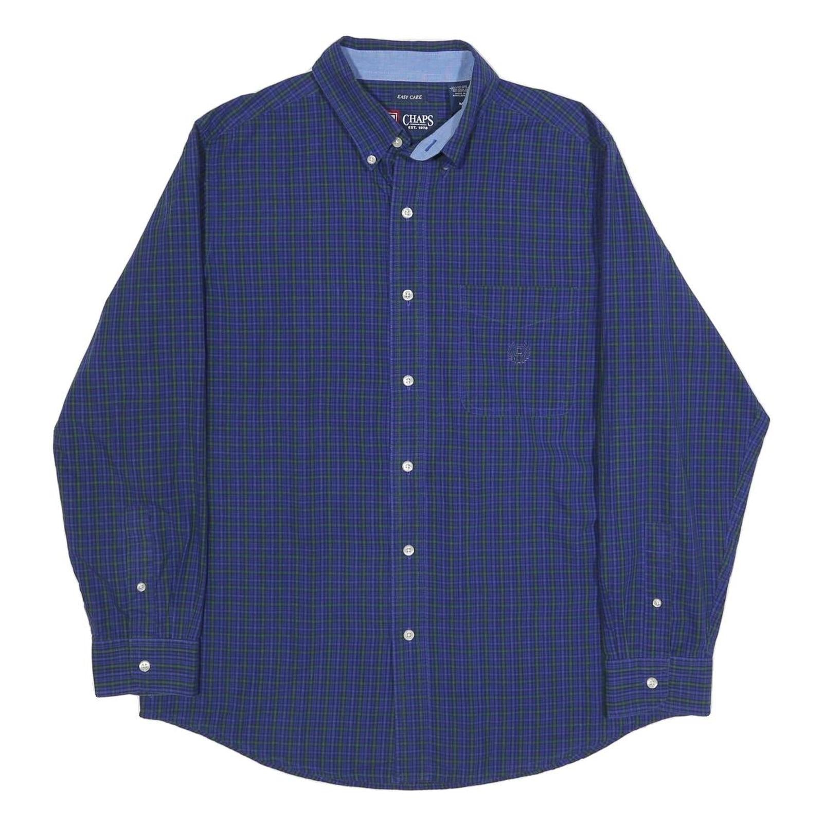 Buy CHAPS Mens Blue & Green Check Shirt M Button Down Long Sleeve Casual Cotton Refurbished - $31.19 CHAPS Mens Blue & Green Check Shirt M Button Down Long Sleeve Casual Cotton Refurbished - N/A refurbished available on Cerqular