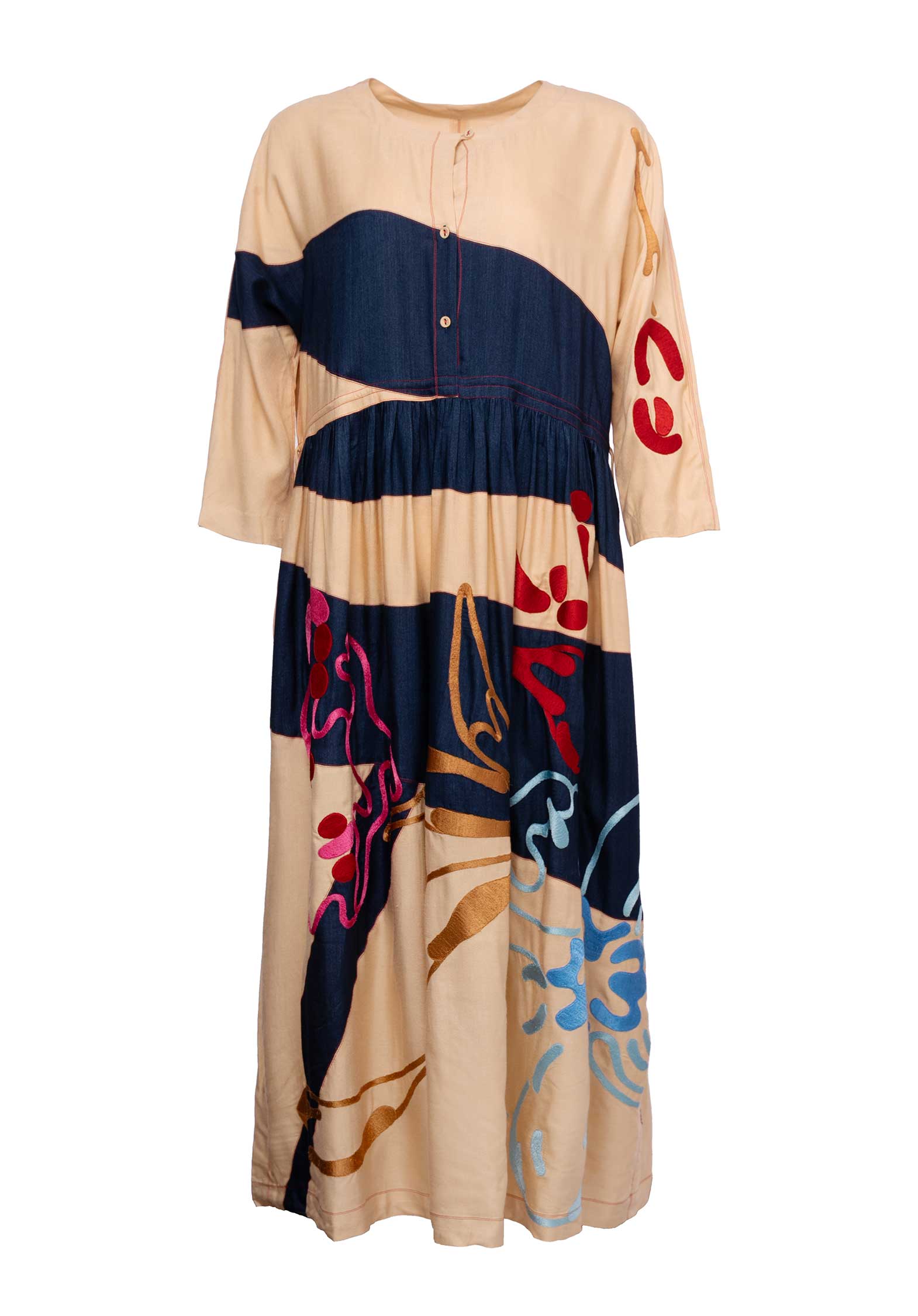 Dress Cecile Patch Sable | Color: SABLE | Size: 1-S Refurbished - N/A (I could not find a well-known brand with this name refurbished available on Cerqular