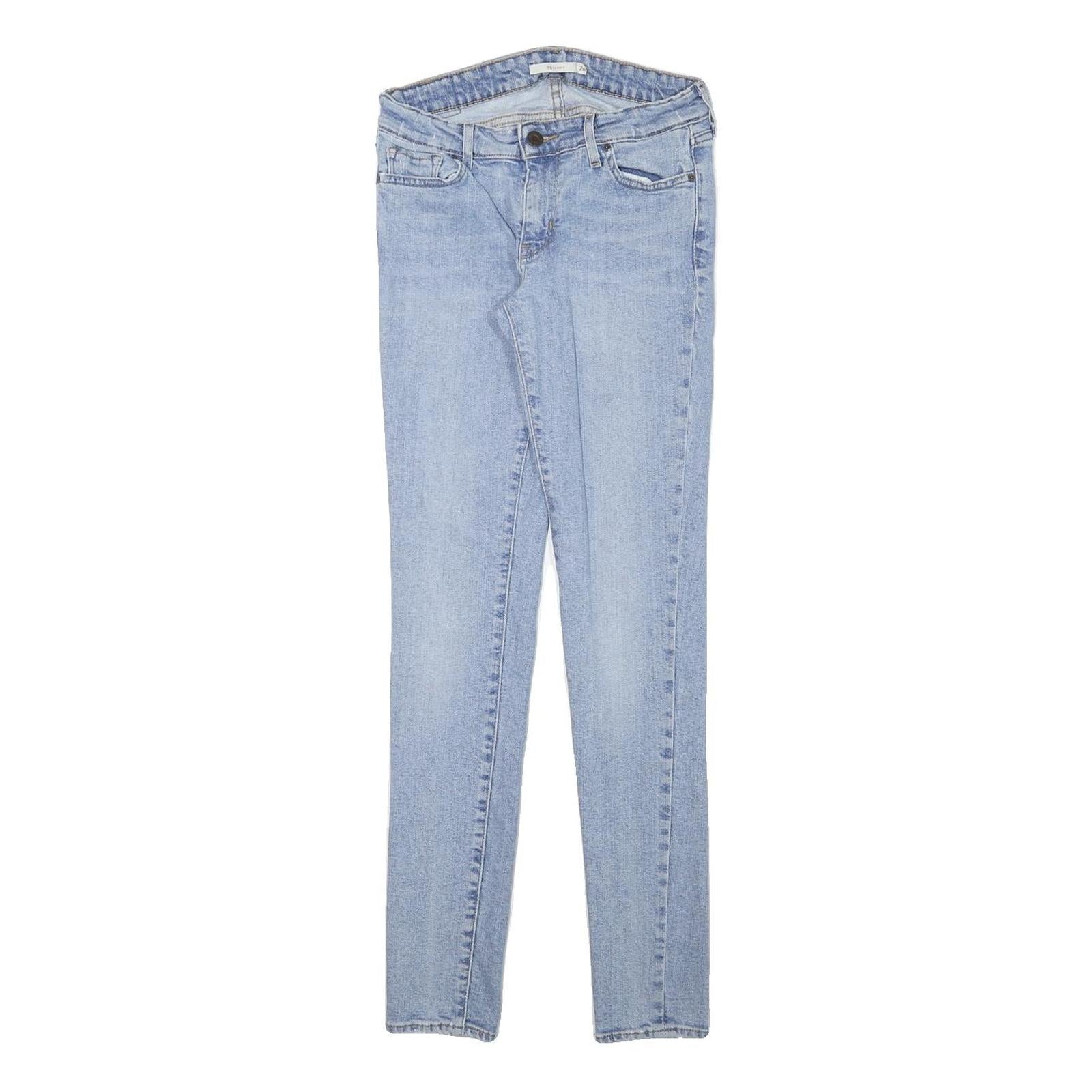 LEVI'S 711 Mens Jeans Blue Slim Skinny Denim Light W26 L30 Stretch Cotton Blend Refurbished - N/A refurbished available on Cerqular