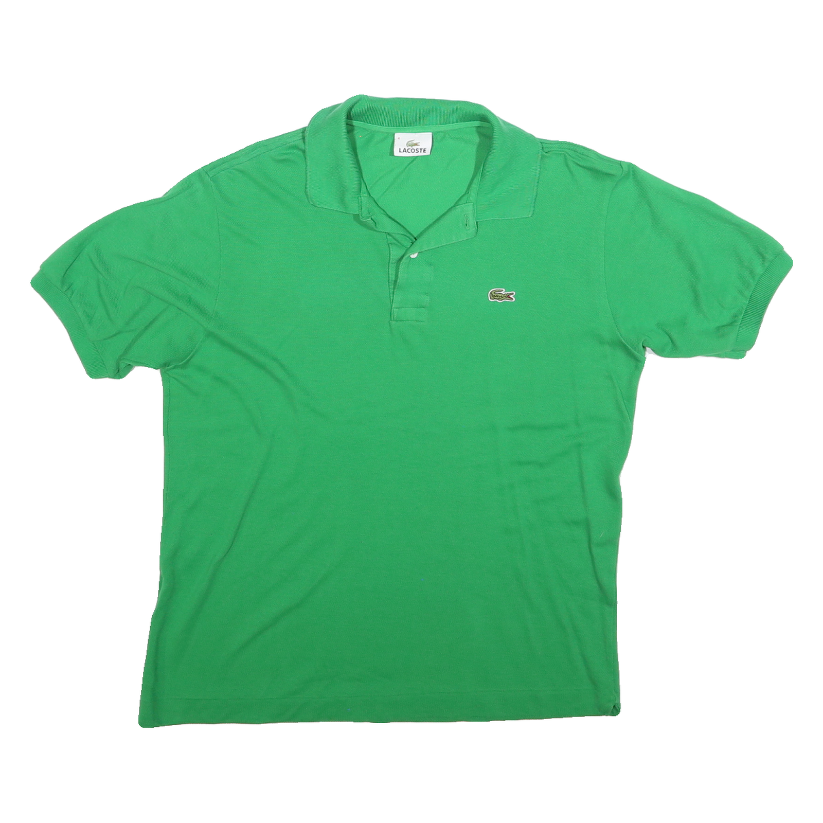 LACOSTE Mens Green Short Sleeve Crocodile Logo Polo Shirt M Cotton Blend Classic Refurbished - N/A refurbished available on Cerqular