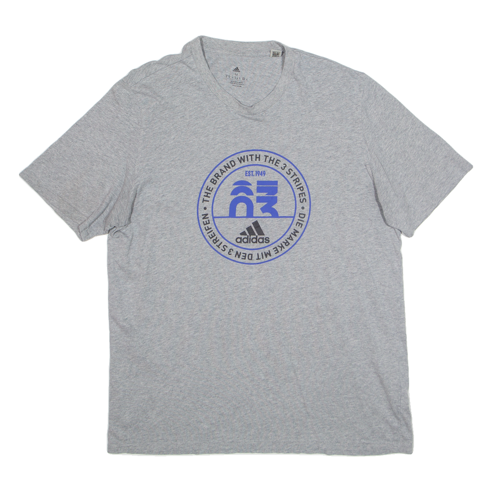 ADIDAS Mens T-Shirt Grey M Refurbished - N/A refurbished available on Cerqular