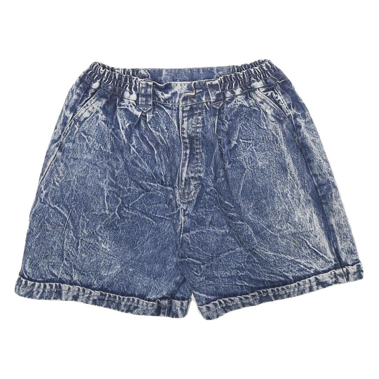 Buy Womens Blue Casual Denim Shorts S W26 Cotton Blend Relaxed Fit Elastic Waistband Refurbished - $18.19 Womens Blue Casual Denim Shorts S W26 Cotton Blend Relaxed Fit Elastic Waistband Refurbished - N/A refurbished available on Cerqular