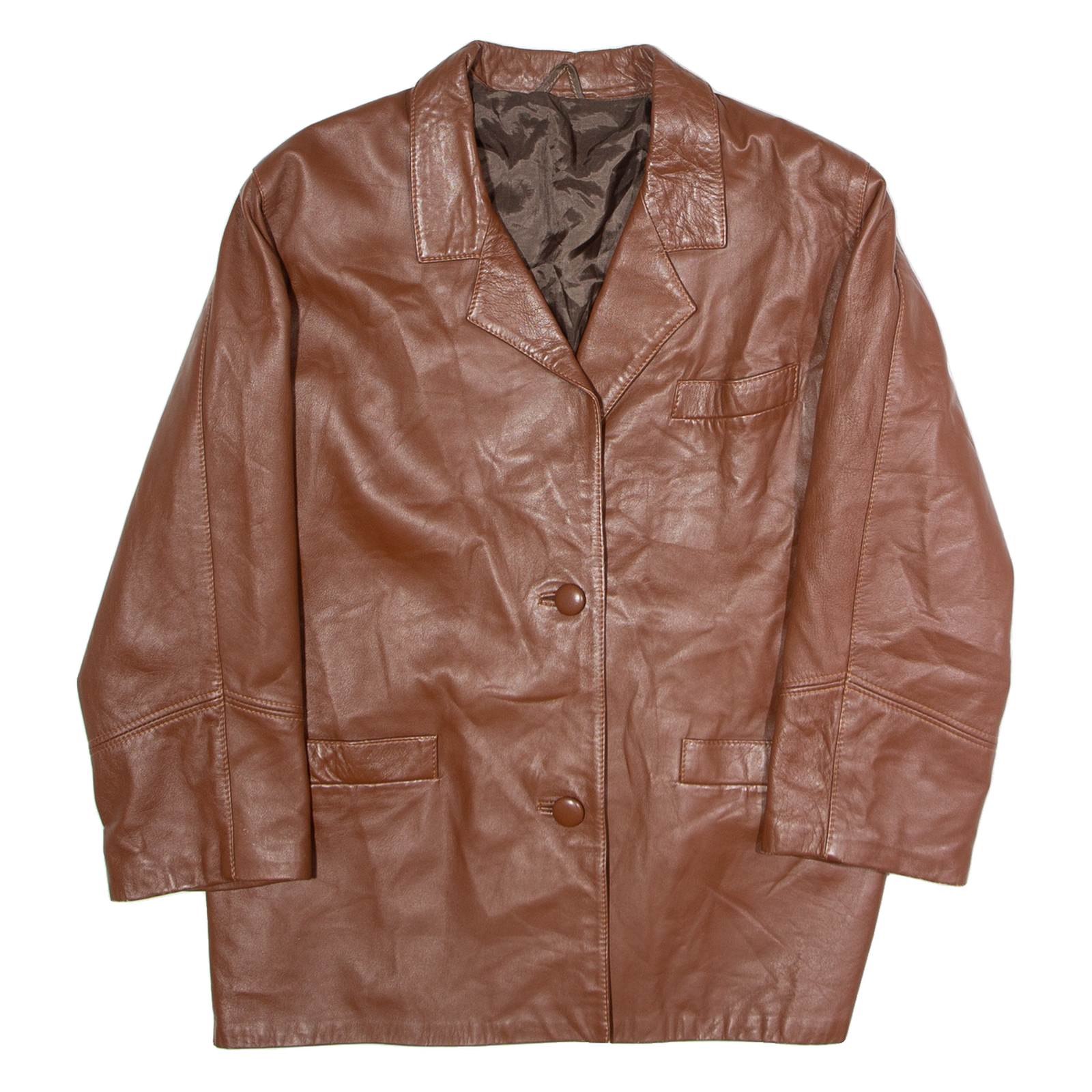 Buy Womens Blazer Jacket Brown Leather L Refurbished - $59.79 Womens Blazer Jacket Brown Leather L Refurbished - N/A refurbished available on Cerqular