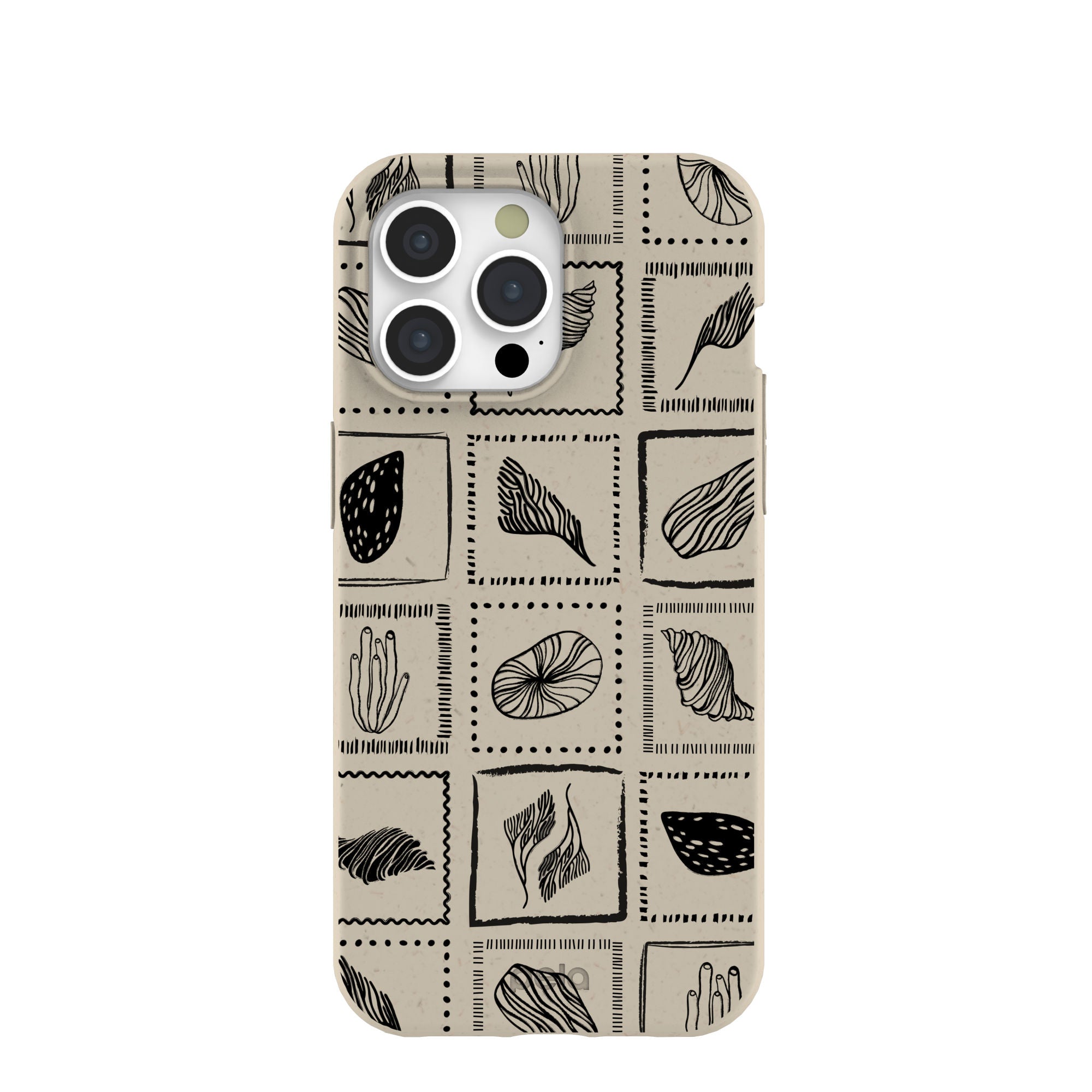 London Fog Coral Tiles iPhone 15 Pro Max Case Refurbished - Pela Case refurbished available on Cerqular
