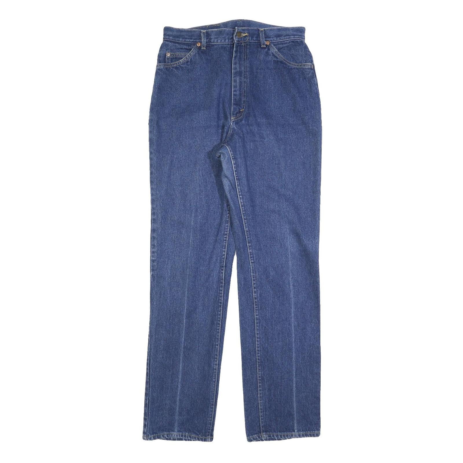 LEE Mens Jeans Blue Regular Straight Denim Light W30 L32 Zip Cotton Blend Refurbished - N/A refurbished available on Cerqular