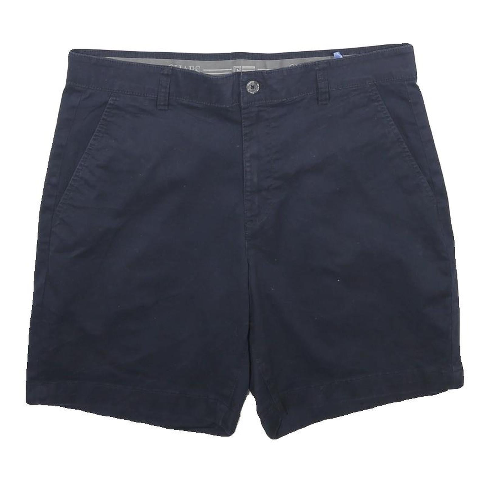 CHAPS Mens Shorts Navy Casual Classic L W34 Cotton Blend Button Plain Refurbished - N/A refurbished available on Cerqular